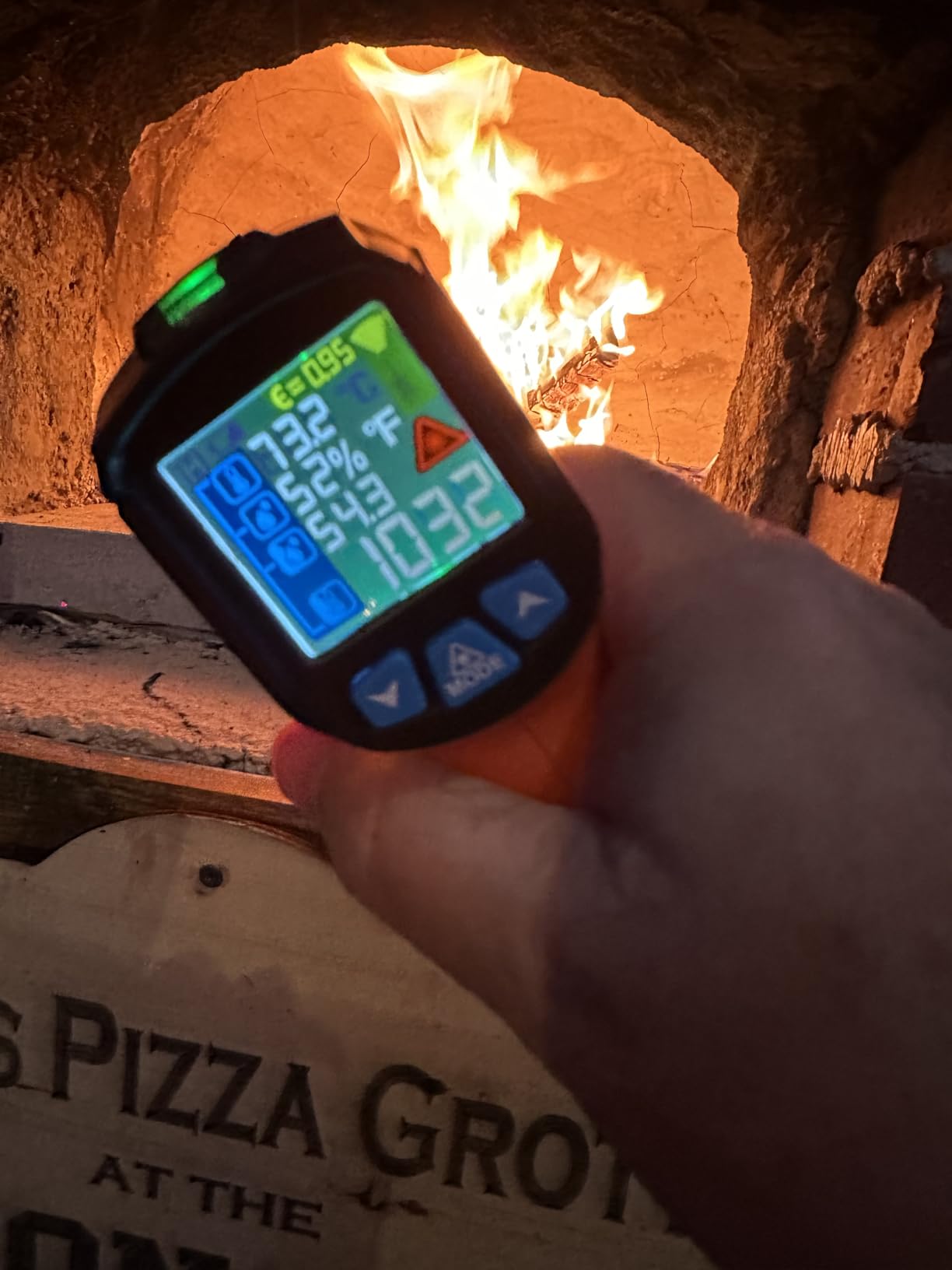Infrared Thermometer Gun, Non Contact Digital Laser Thermometer Temperature Gun with Color LCD for Cooking, Home Repairs, Humidity Measurement, Adjustable Emissivity -58°F to 1472°F(-50~800°C) customer photo 1