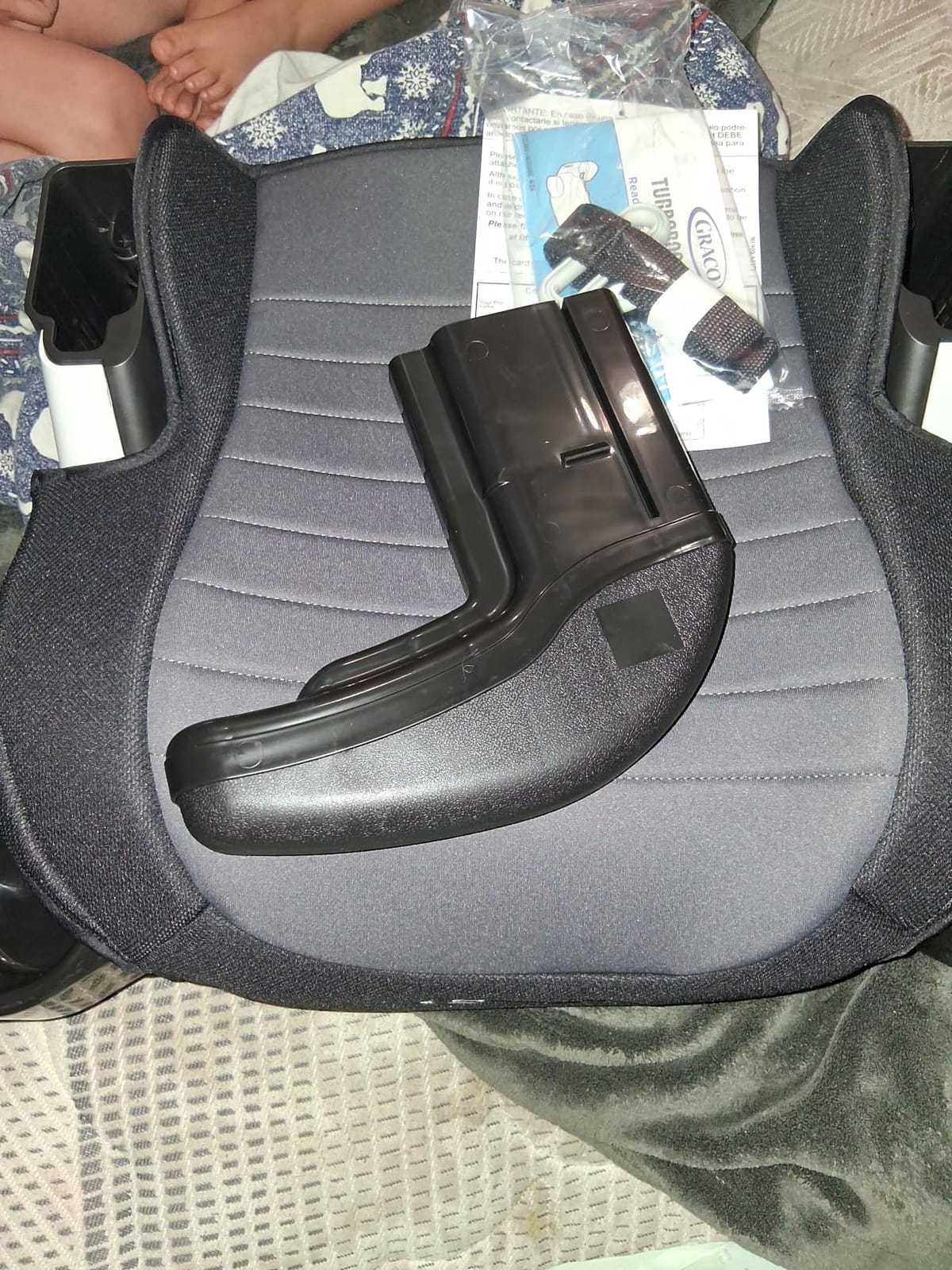 Graco TurboBooster 2.0 Backless Booster Car Seat, Trisha, Travel Booster Seat for Children Ages 4-10, Weight 40-100 Pounds and Height up to 57 Inches customer photo 1