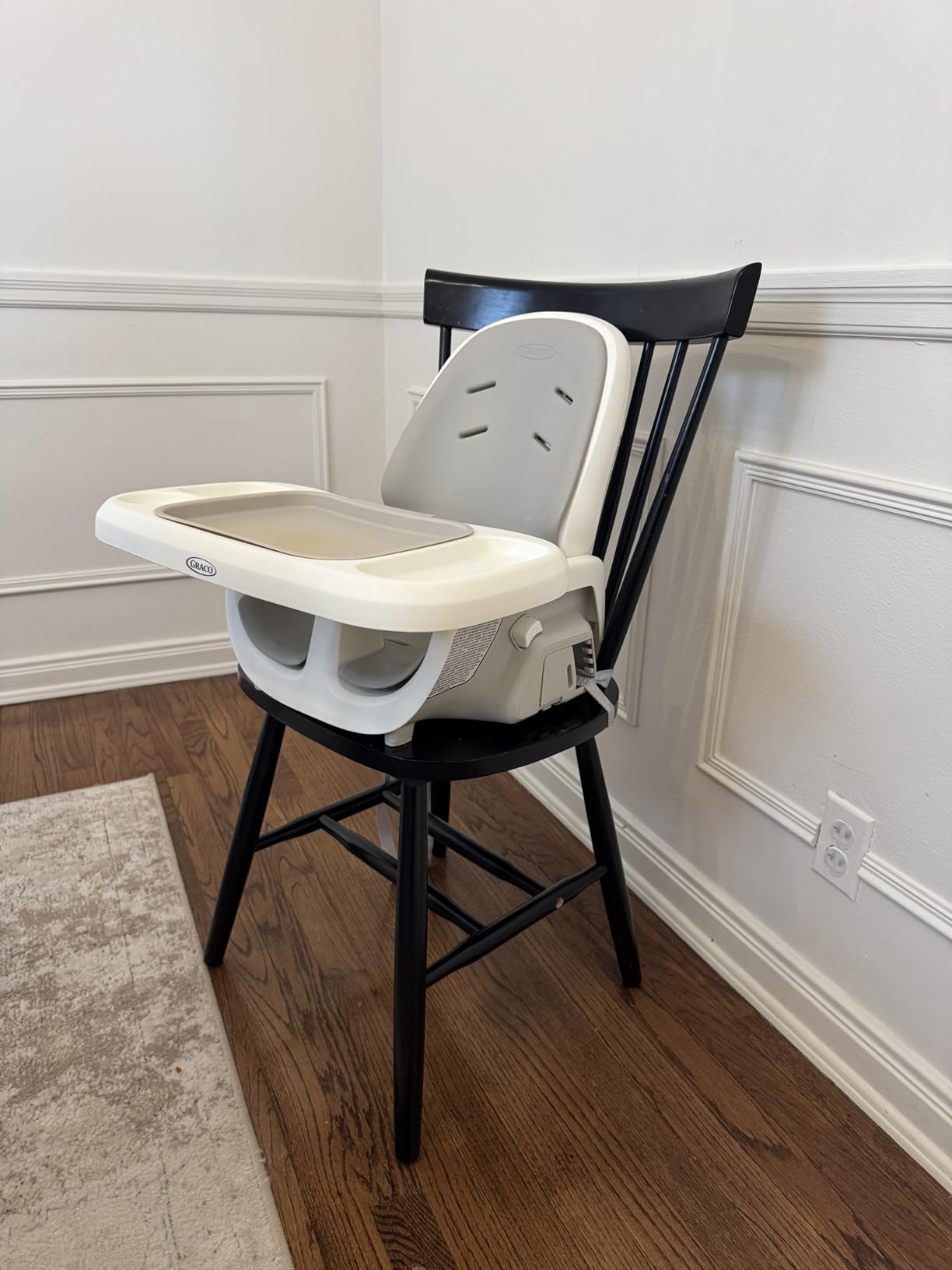 Graco EveryStep Slim 6-in-1 Convertible Highchair, Misty customer photo 2