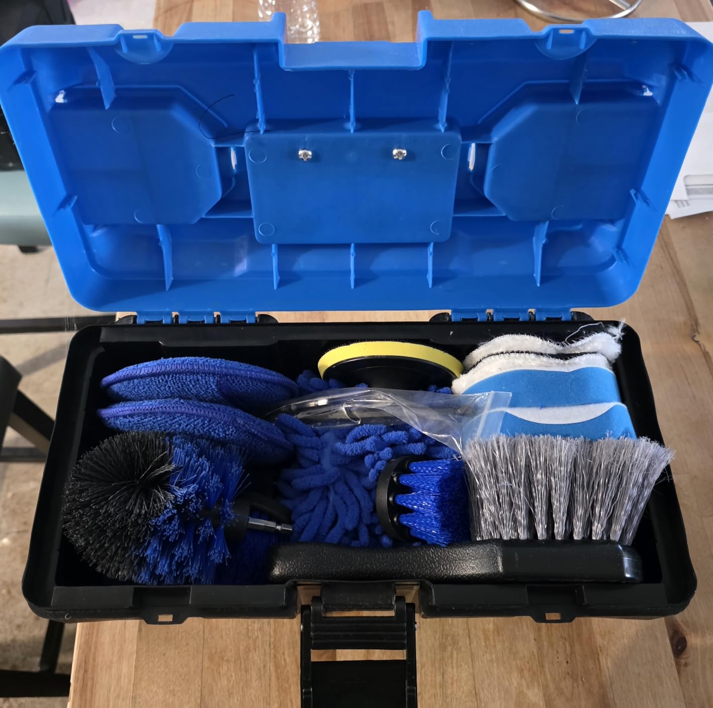 TTRCB 27Pcs Car Detailing Kit, Car Detailing Brush Set, Auto Detailing Drill Brush Set, Car Detailing Brushes, Car Wash Kit, Car Accessories, Car Cleaning Tools Kit for Interior, Exterior, Wheels customer photo 1
