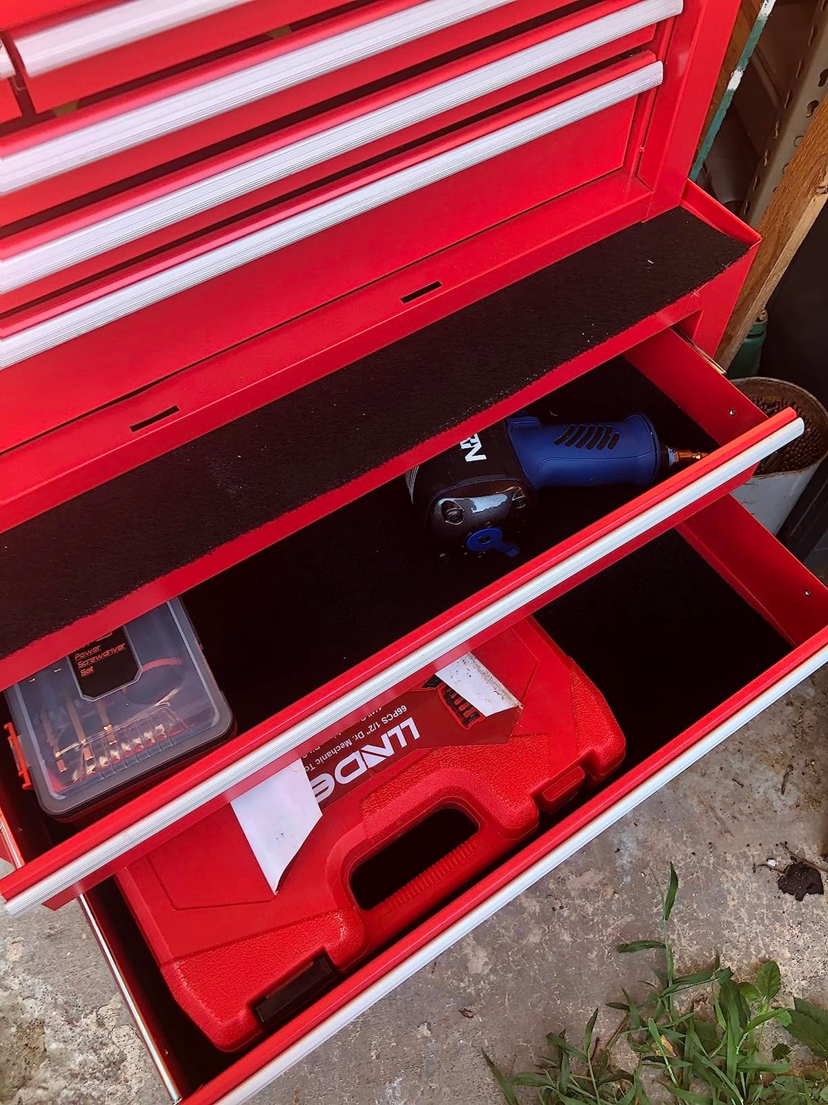 INTERGREAT Rolling Tool Chest with Wheels and 8 Drawers, Detachable Large Tool Cabinet with Lock for Garage, Locking Mechanic Tool Cart with Black Liner for Warehouse, Workshop, High Capacity customer photo 2