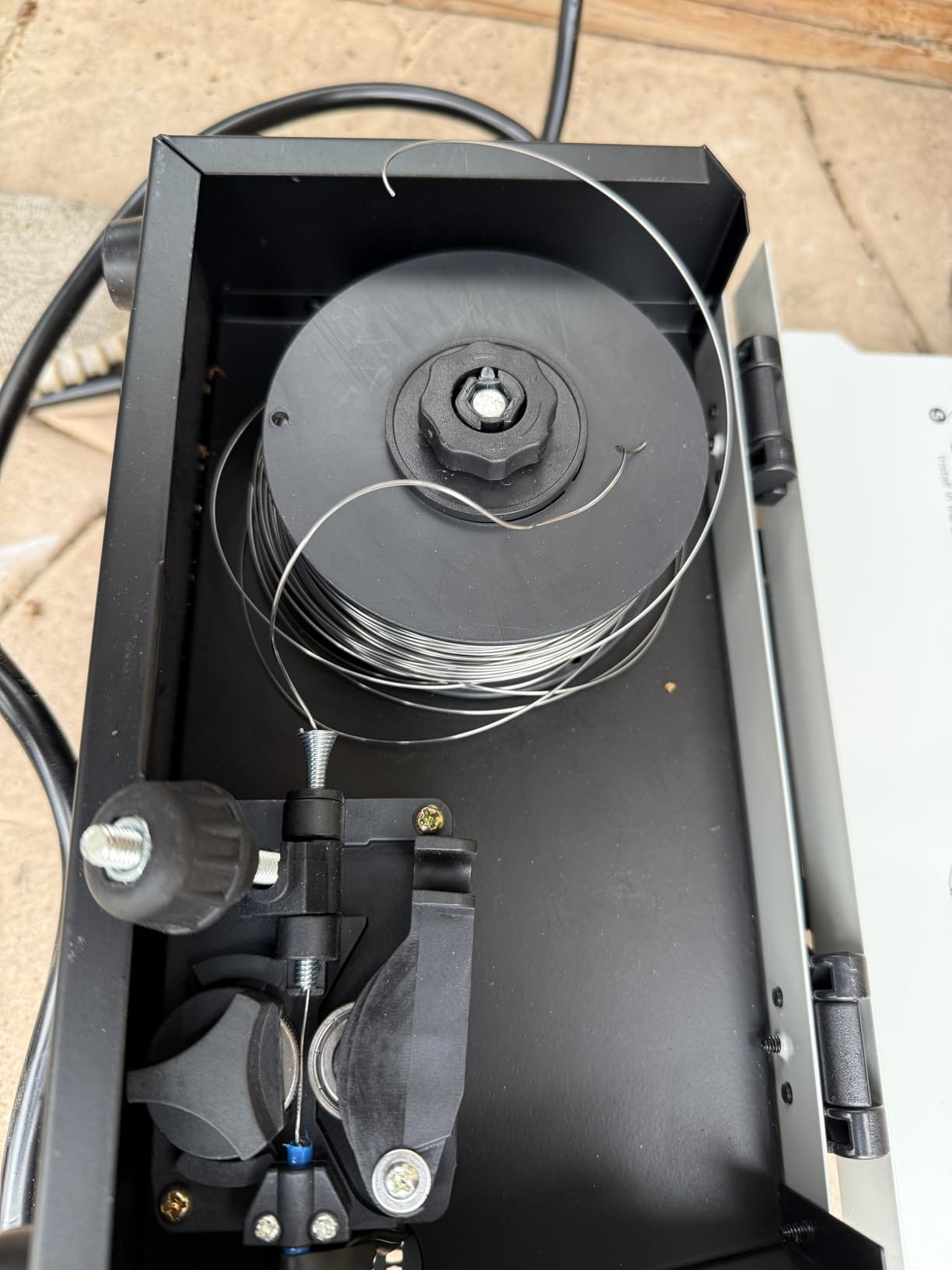 AZZUNO MIG Welder,Flux Core Welder Machine 110V 130Amp, Gasless MIG Welding Machine IGBT Inverter Welder Portable Wire Feed Welder (110V) customer photo 2