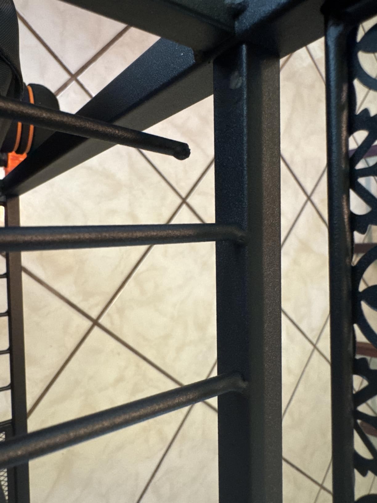 VOPEAK Home Gym Storage Rack, 3-Tier Yoga Mat Storage with Wheels & Hooks customer photo 1
