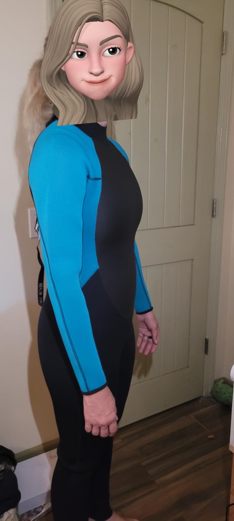 Mens Womens Wetsuit 5/4mm Neoprene Scuba Diving Long Sleeve Back Zipper Thermal Wet Suits Cold Water Keep Warm customer photo 2