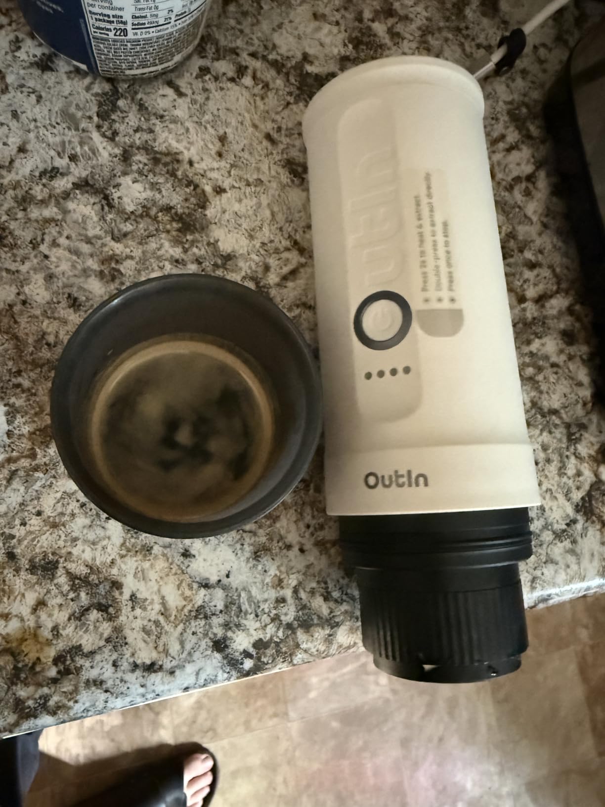 OutIn Nano Portable Electric Espresso Machine, Travel Coffee Maker customer photo 1