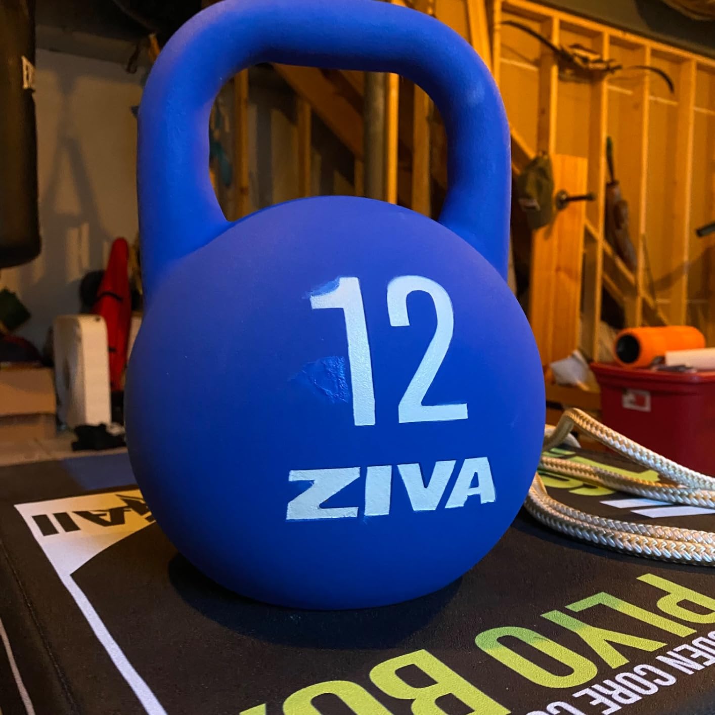Steel Competition Kettlebells by Steve Cotter - Hard-Wearing Crack-Resistant Powder Surface Coating, 34mm Steel Handle with Non-Slip Super Textured Powder Coating Grip - Avail 6kg - 32kg customer photo 1