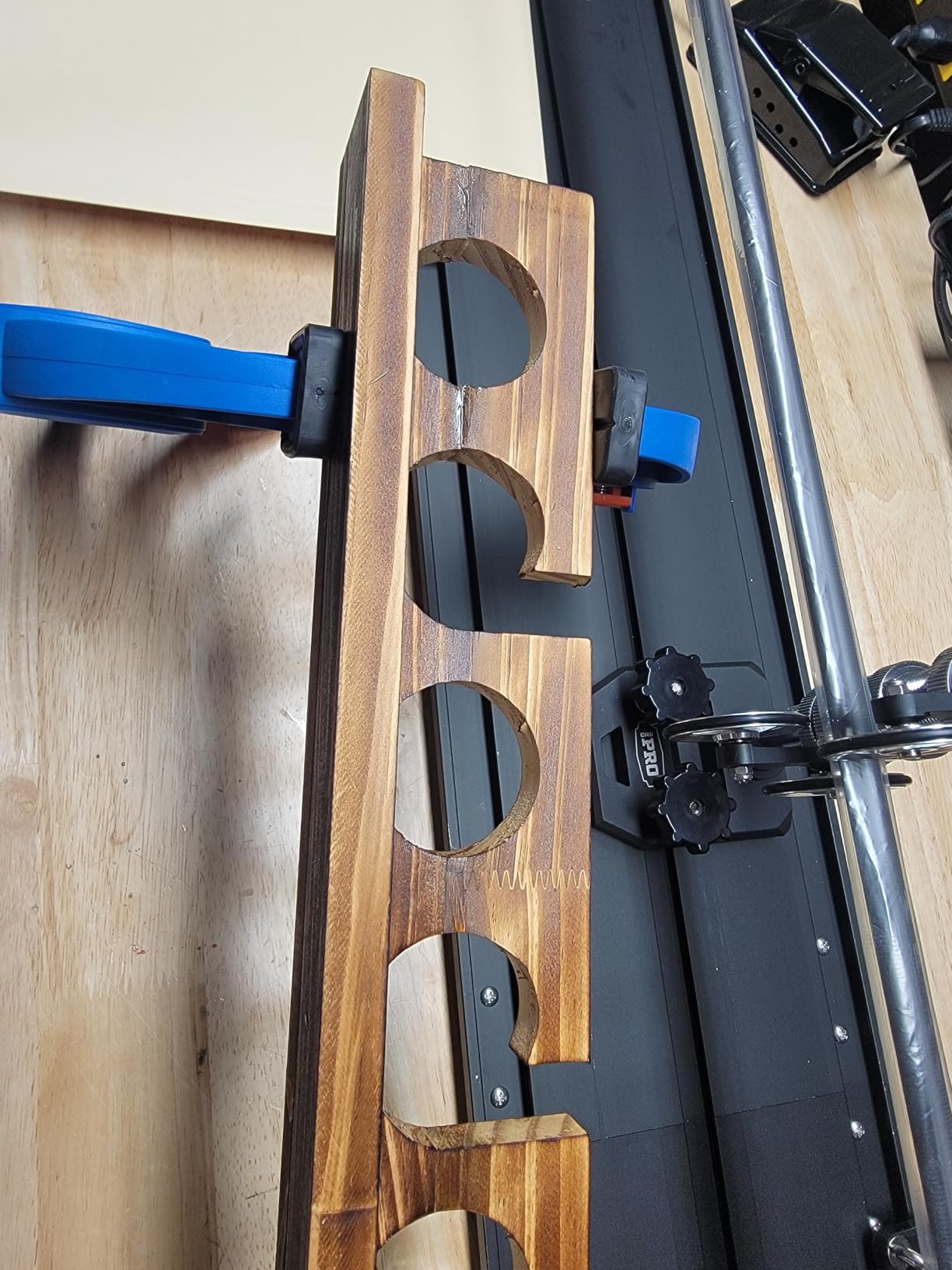 Ghosthorn Fishing Rod Holder,Wall or Ceiling Mounted Pole Rack Garage customer photo 1