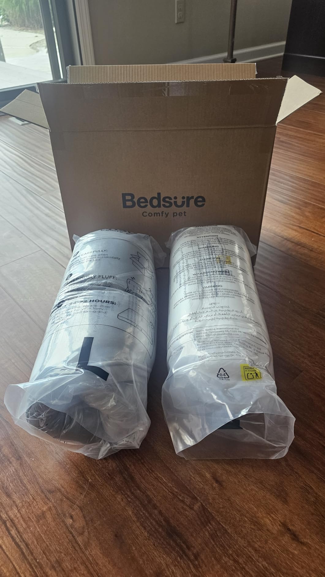 Bedsure Orthopedic Dog Beds Large Sized Dog Washable Original Design customer photo 2