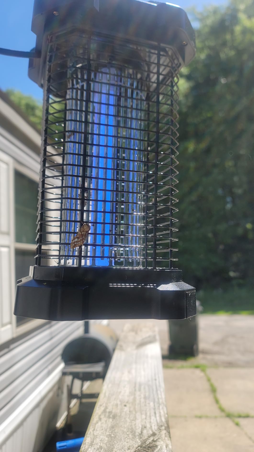 Bug Zapper Outdoor, 4200V Electric Mosquito Zapper Indoor, Insect Fly Zapper Waterproof with 5ft Power Cord, Mosquito Killer for Home, Patio, Kitchen, Backyard, Camping, Plug-in customer photo 2