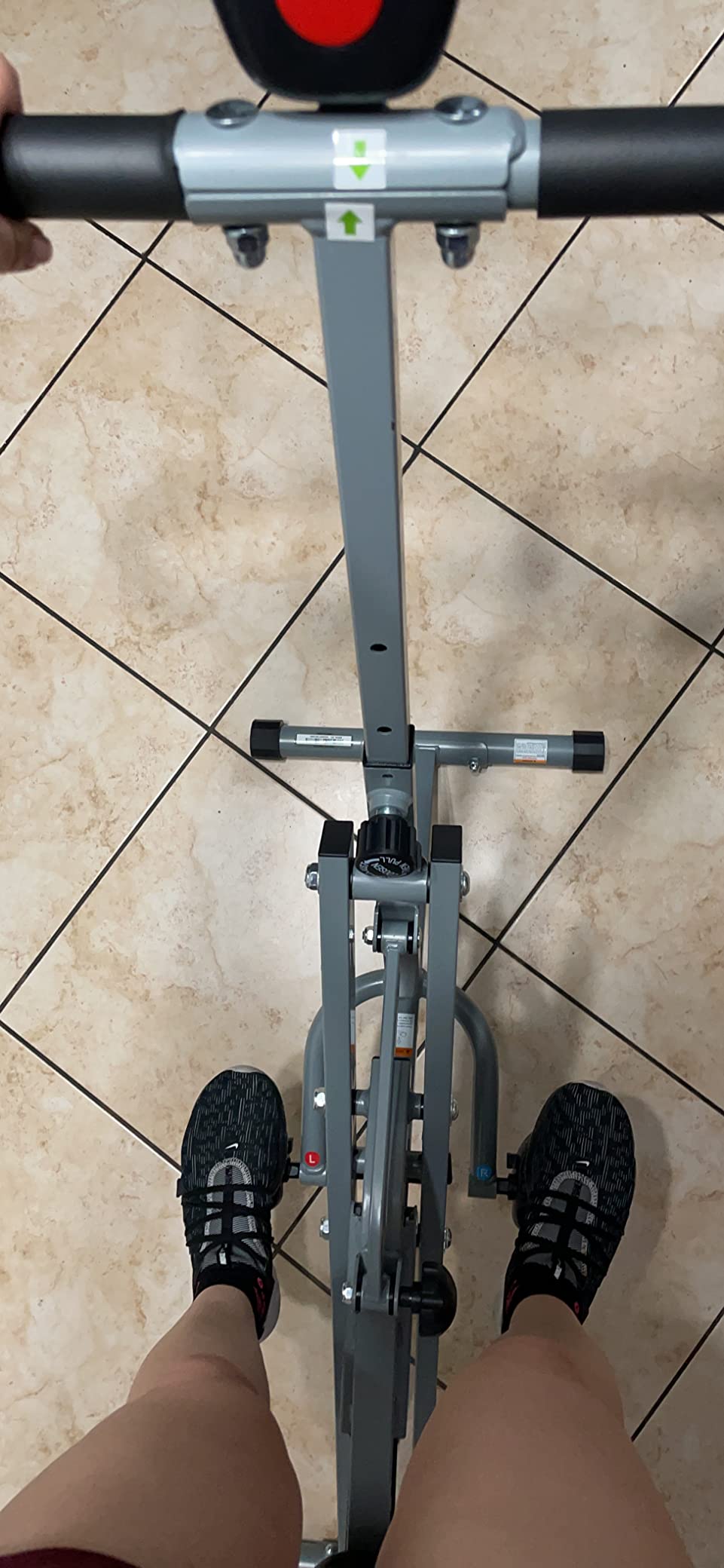 Sunny Health & Fitness Row-N-Ride Squat Assist Trainer for Home Exercise customer photo 2
