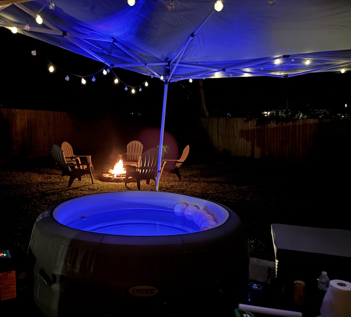 INTEX SimpleSpa 4 Person Inflatable Hot Tub, Portable Spa with 100 Jets customer photo 2
