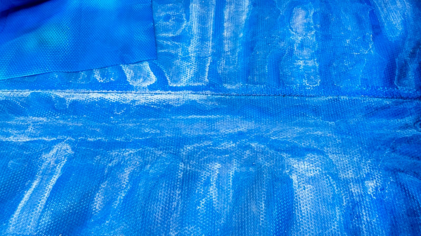 BigXwell Heavy-Duty Solar Pool Cover 16x32ft - 16Mil Blue customer photo 2