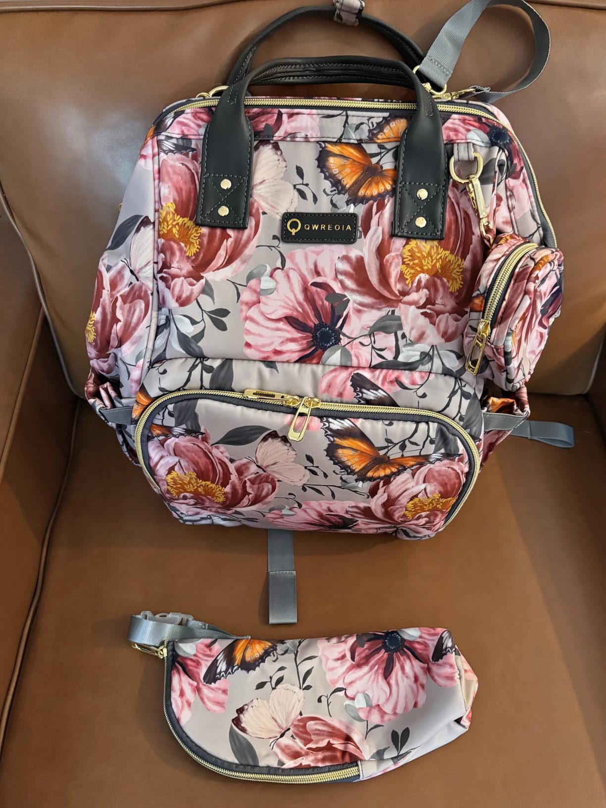 Diaper Bag Backpack for Dad and Mom with USB Charging Port Stroller Straps and Insulated Pocket,army military Travel Nappy Backpack for Daddy/Mommy (DADDY and MOMMY patches) customer photo 2