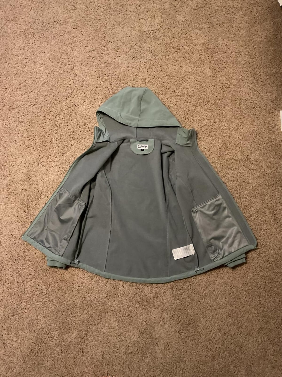 33,000ft Women's Softshell Jacket Waterproof Hooded Fleece Lined Rain Coat customer photo 1
