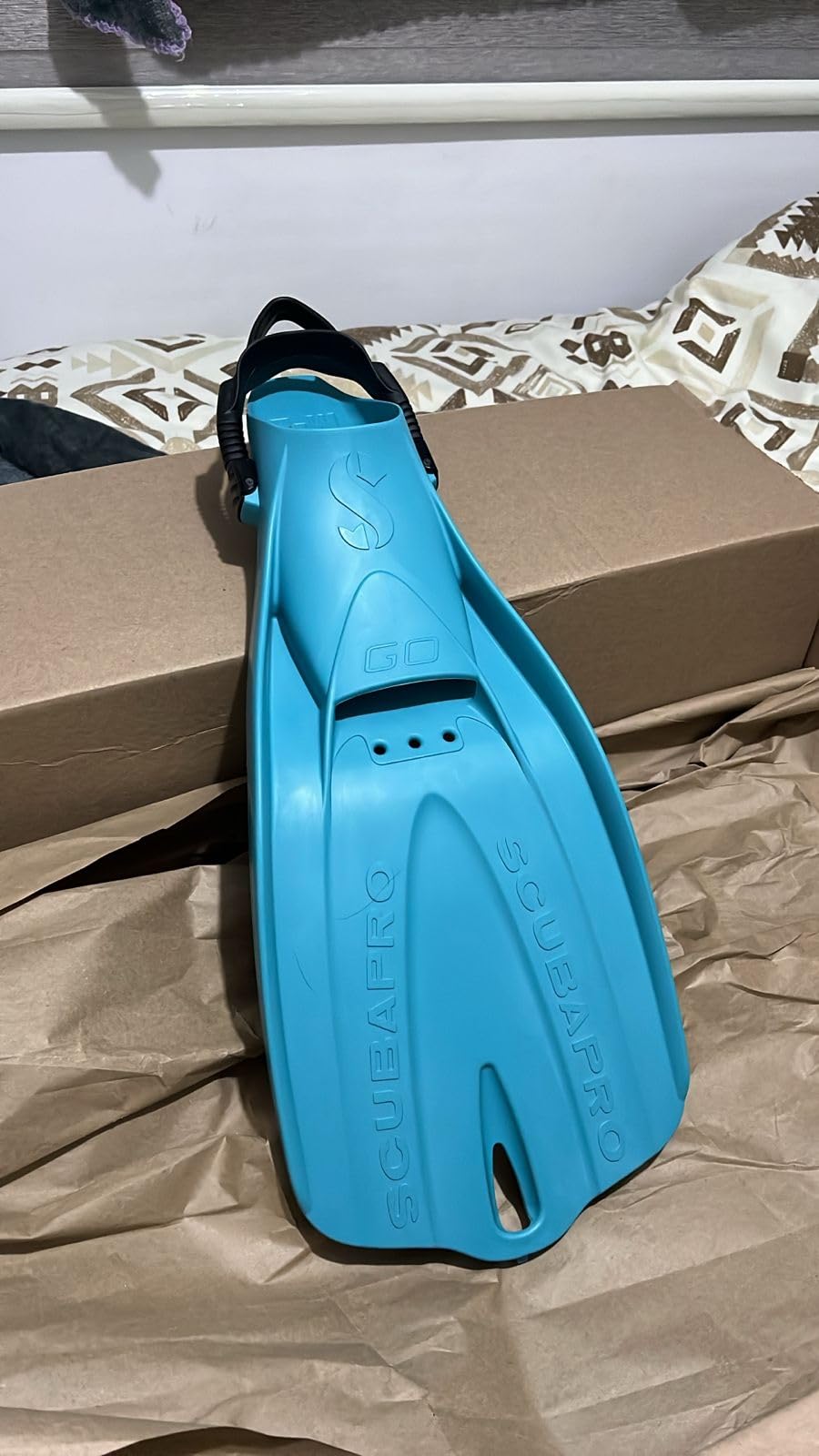 SCUBAPRO GO Travel Scuba Diving Fin for Snorkeling and Swimming, Open Heel Strap customer photo 1
