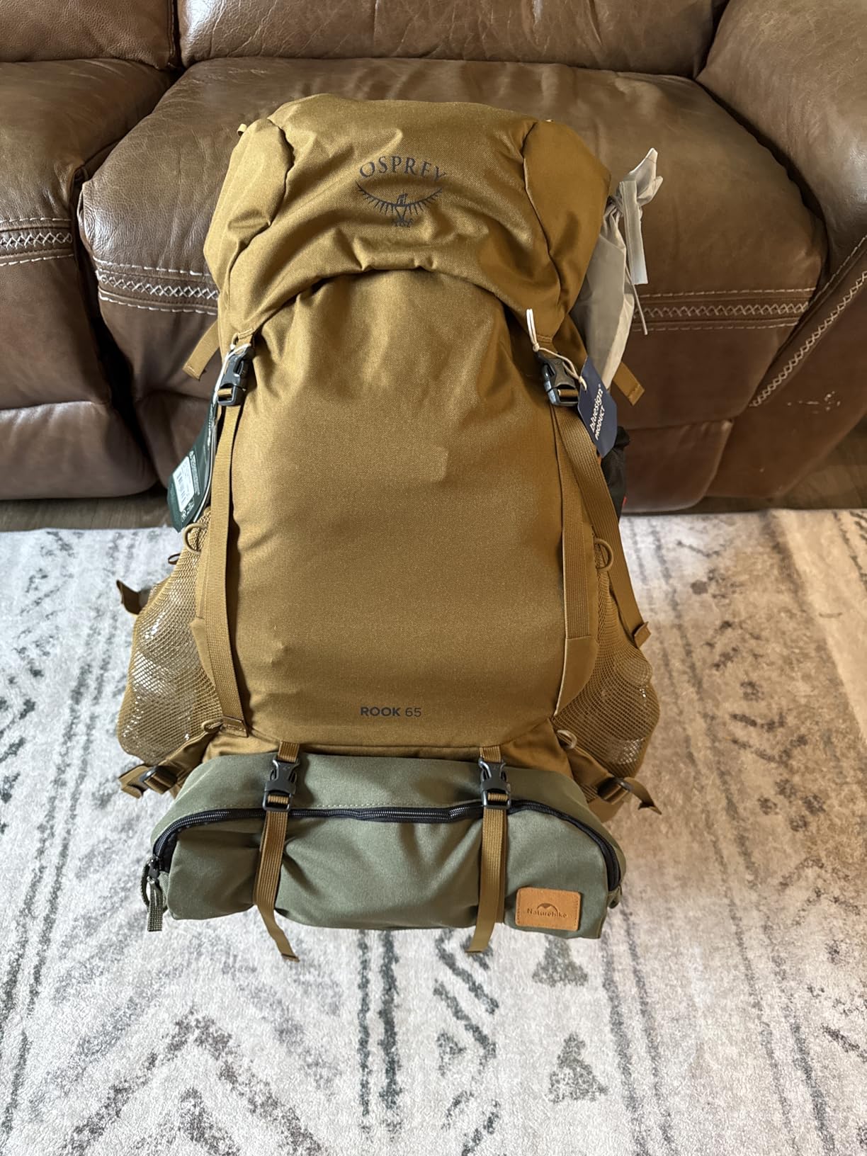 Osprey Rook 65L Men's Backpacking Backpack, Gray OS customer photo 2