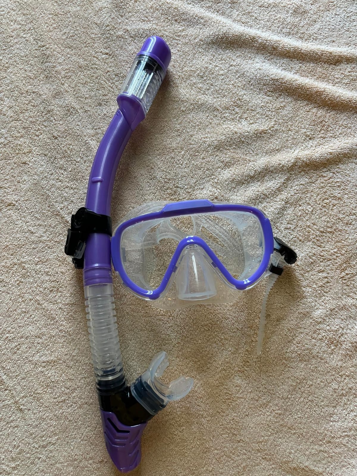 Seovediary Kids Snorkel Set, Tempered Glass Anti-Fog Dry Top Mask Ages 4-16 customer photo 2