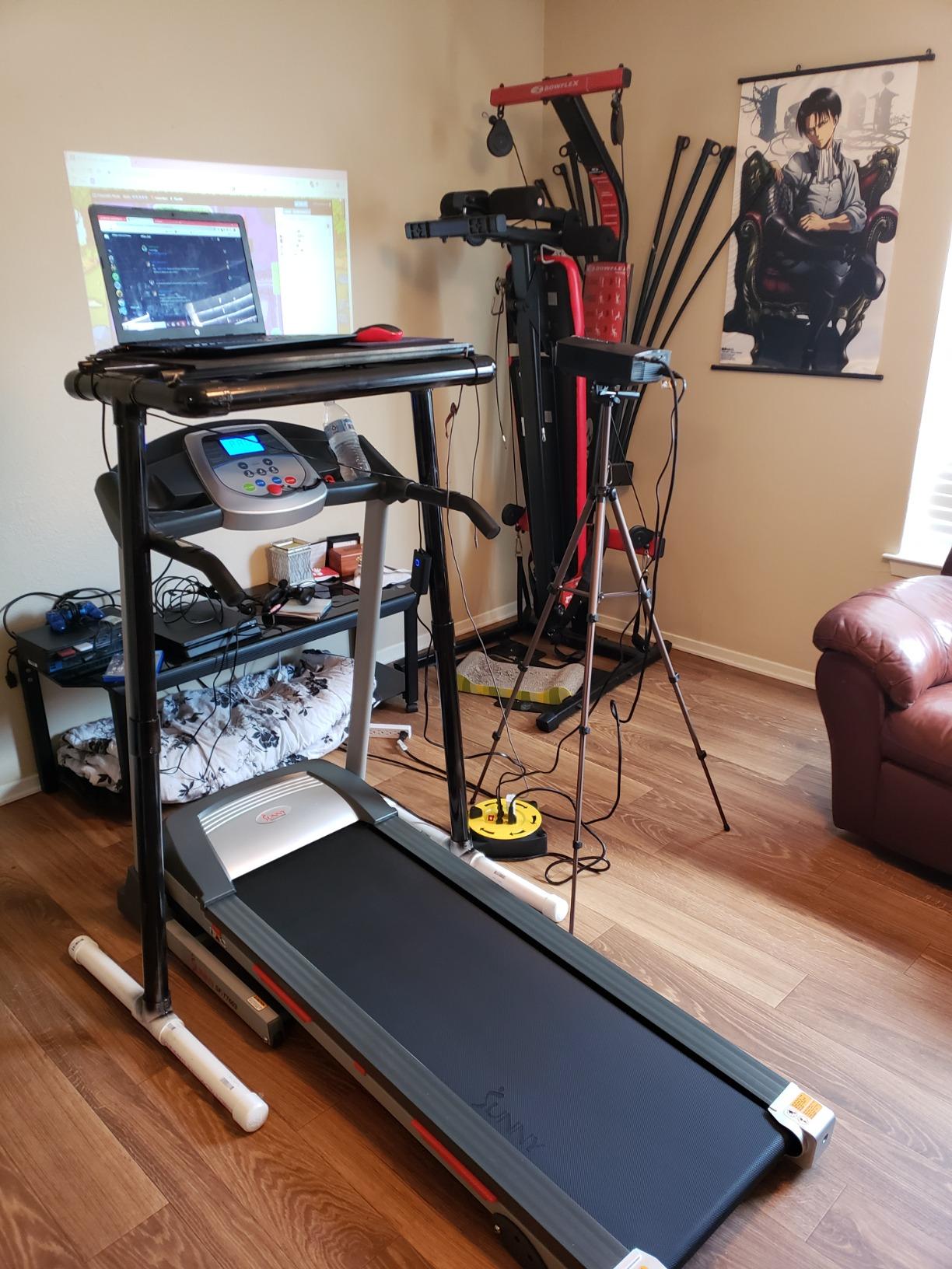 Sunny Health & Fitness Smart Wi-Fi Treadmill with Auto Incline customer photo 1