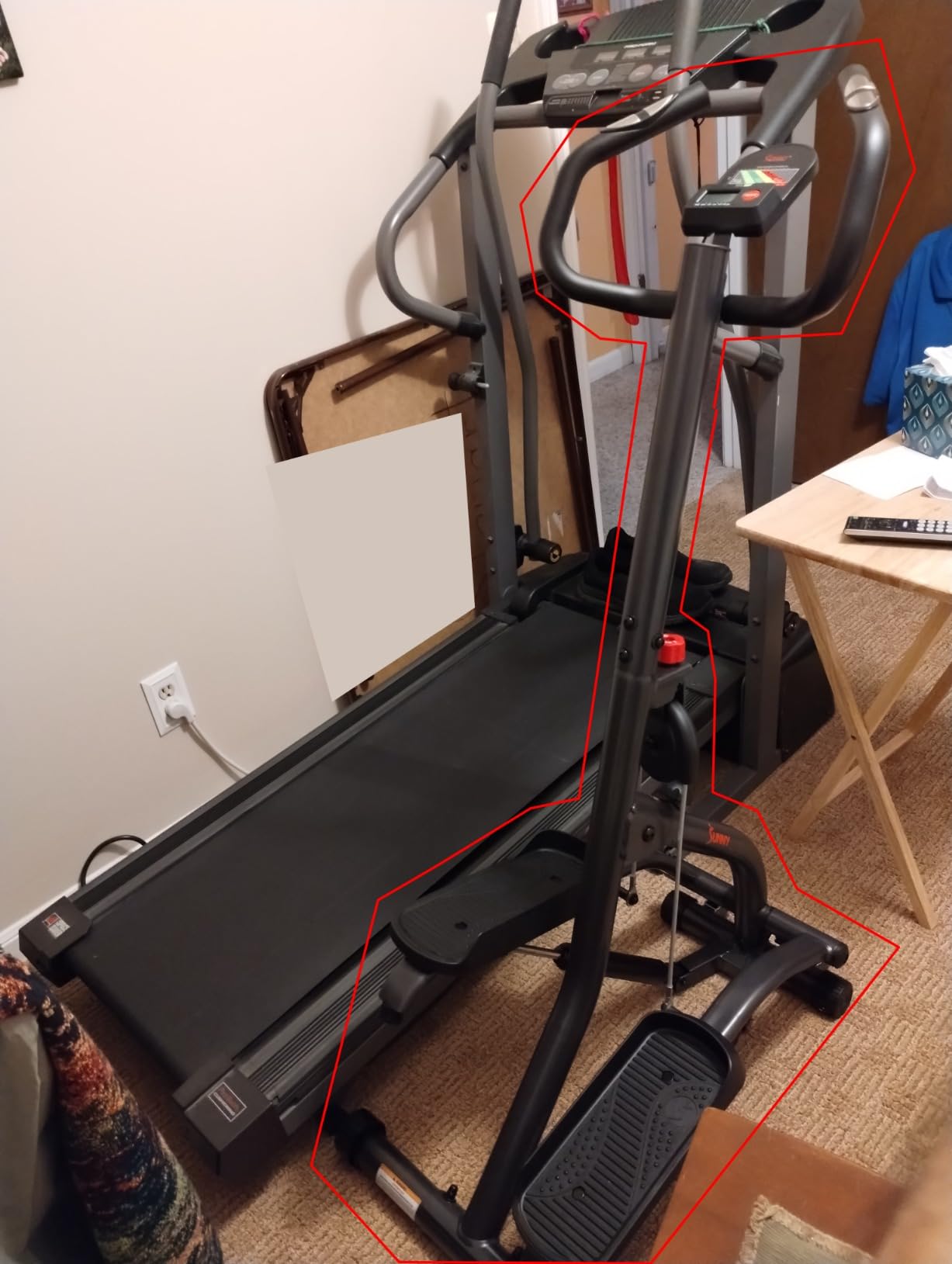 Sunny Health & Fitness Extended Stride Climbing Stair Stepper w/Handlebar customer photo 2