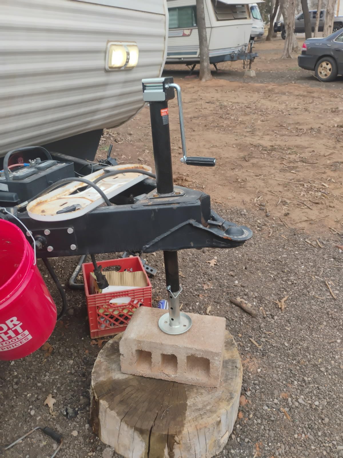 VEVOR 5000 lbs A-Frame Trailer Jack, 15