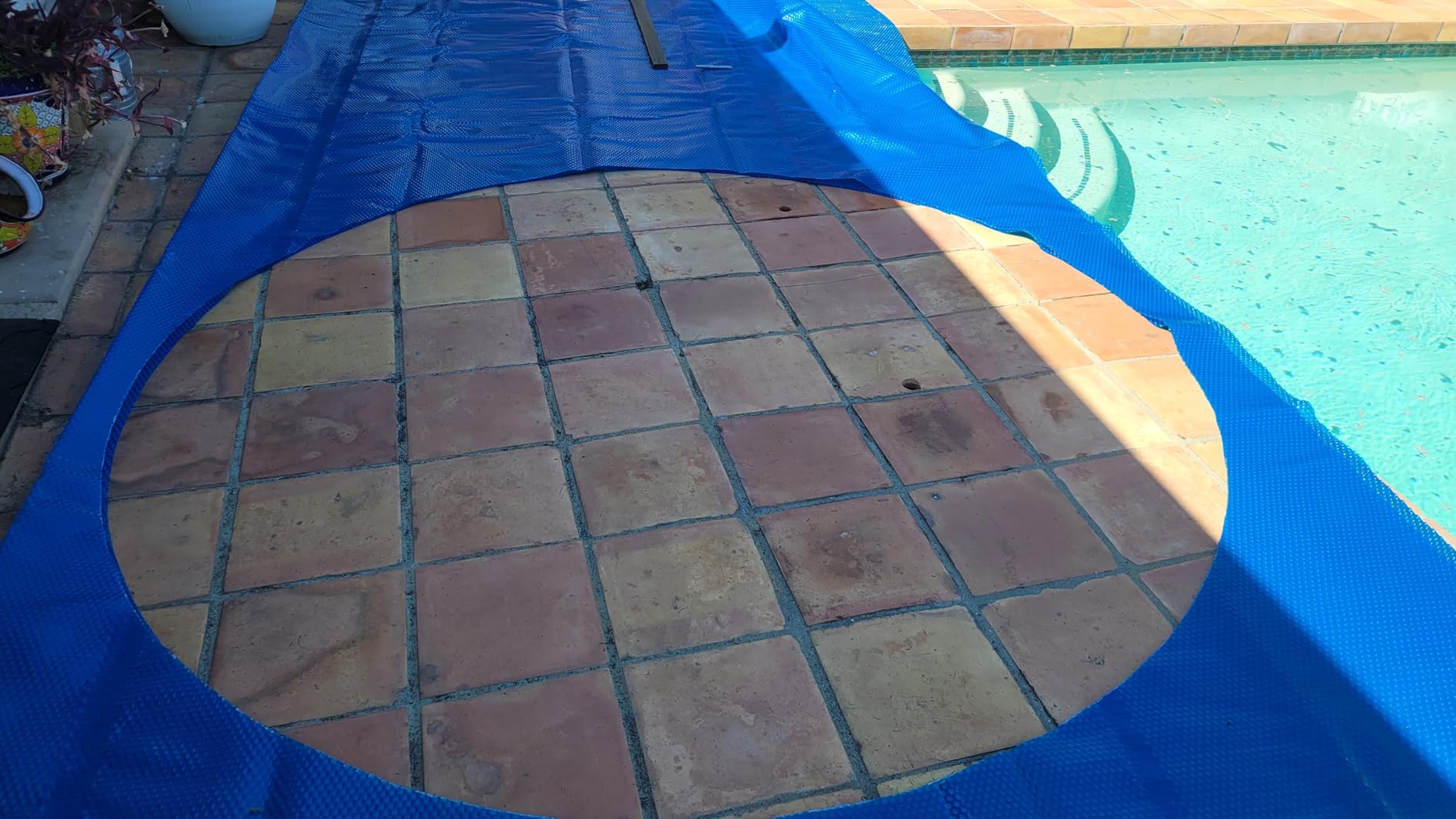 VINGLI 16x32ft Solar Pool Cover 12mil Rectangle Blue customer photo 2