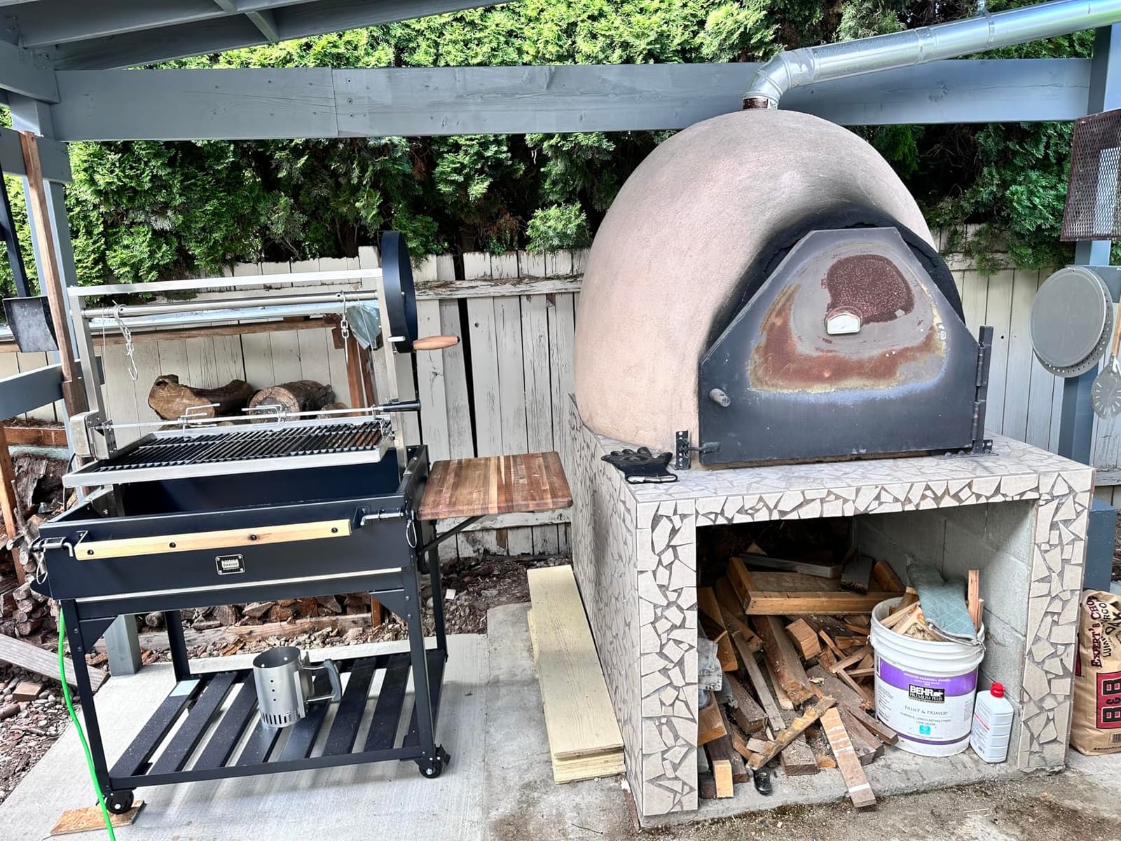 TURBRO Stainless Steel Rotisserie Kit for Gas Grills with A Cookbox up to 39’’ - Includes 4W Electric Motor, 34’’ - 45’’ × 5/16