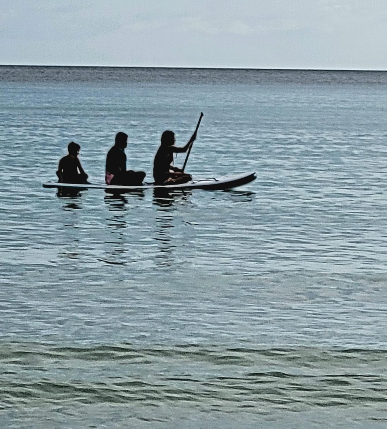 Bifanuo Inflatable Stand Up Paddle Board with SUP Accessories & Backpack. Paddle Boards for Adults. Non-Slip Deck, Wide Stance, Bottom Fin, Double Action Pump. customer photo 2