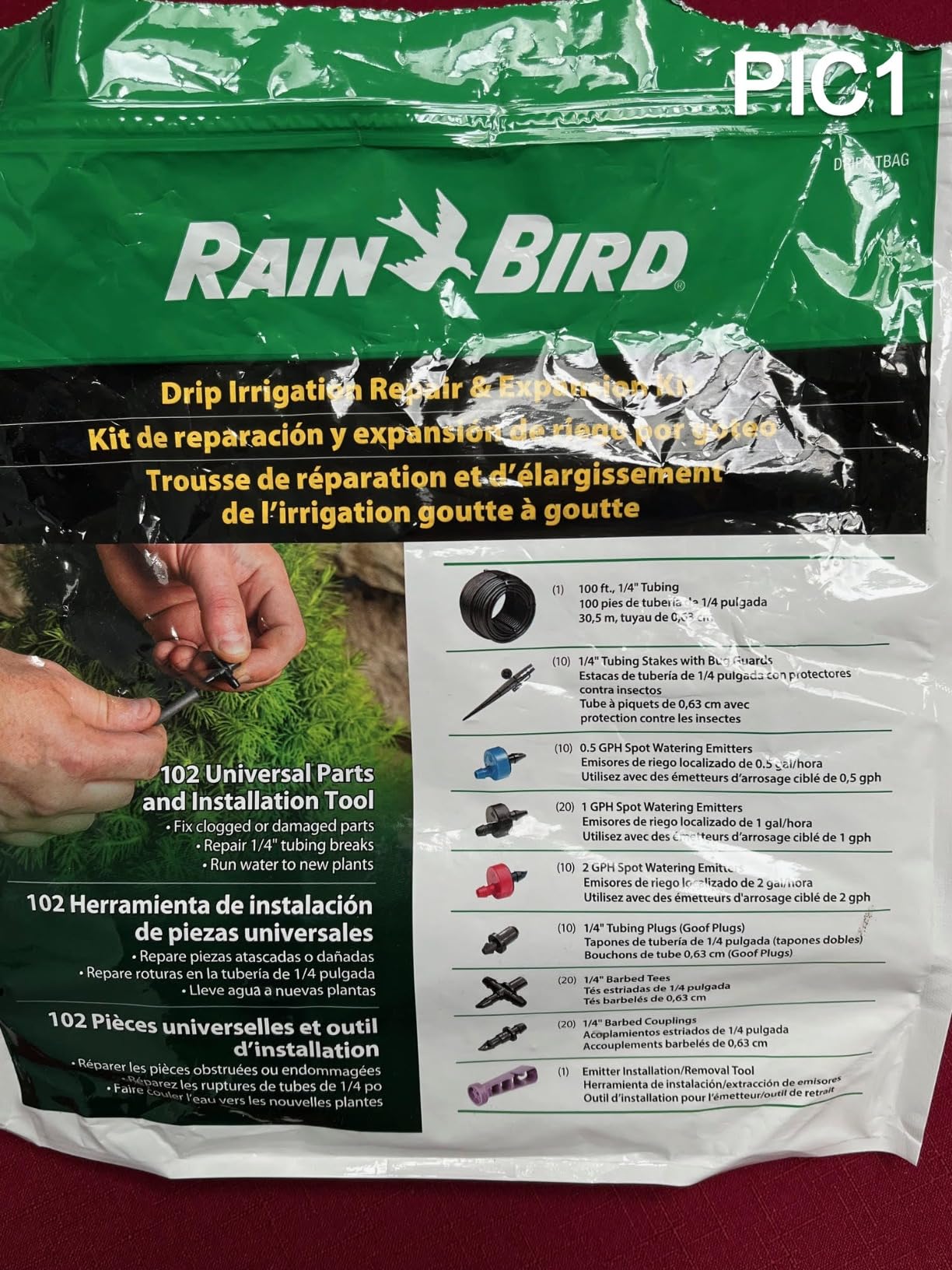 Rain Bird DRIPKITBAG Drip Irrigation Kit customer photo 2