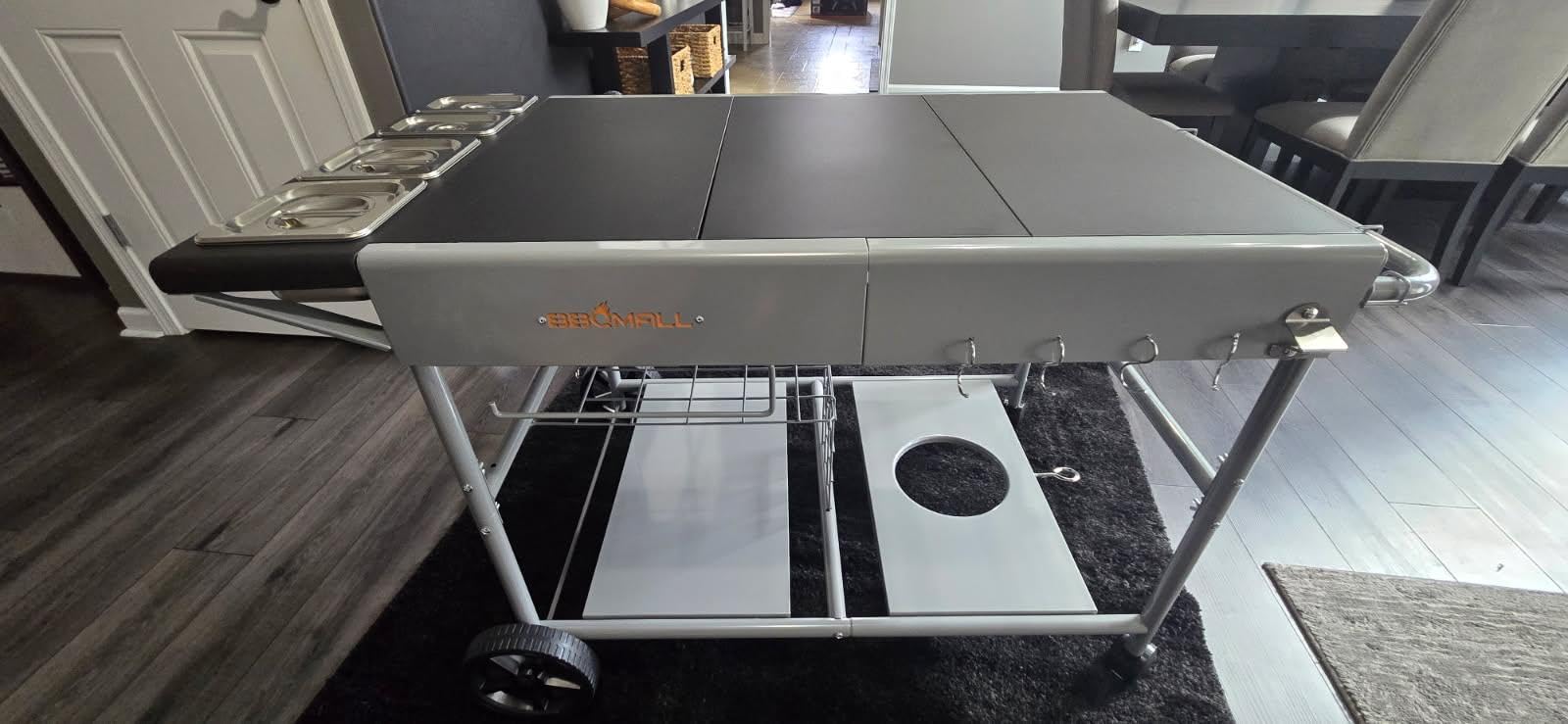 Pizza Oven Table Grill Cart for Ninja Woodfire, Blackstone Griddle, Ooni customer photo 2