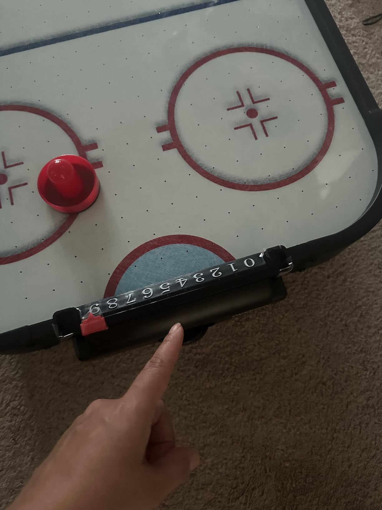 GoSports 40 Inch Table Top Air Hockey Game for Kids - Oak customer photo 1
