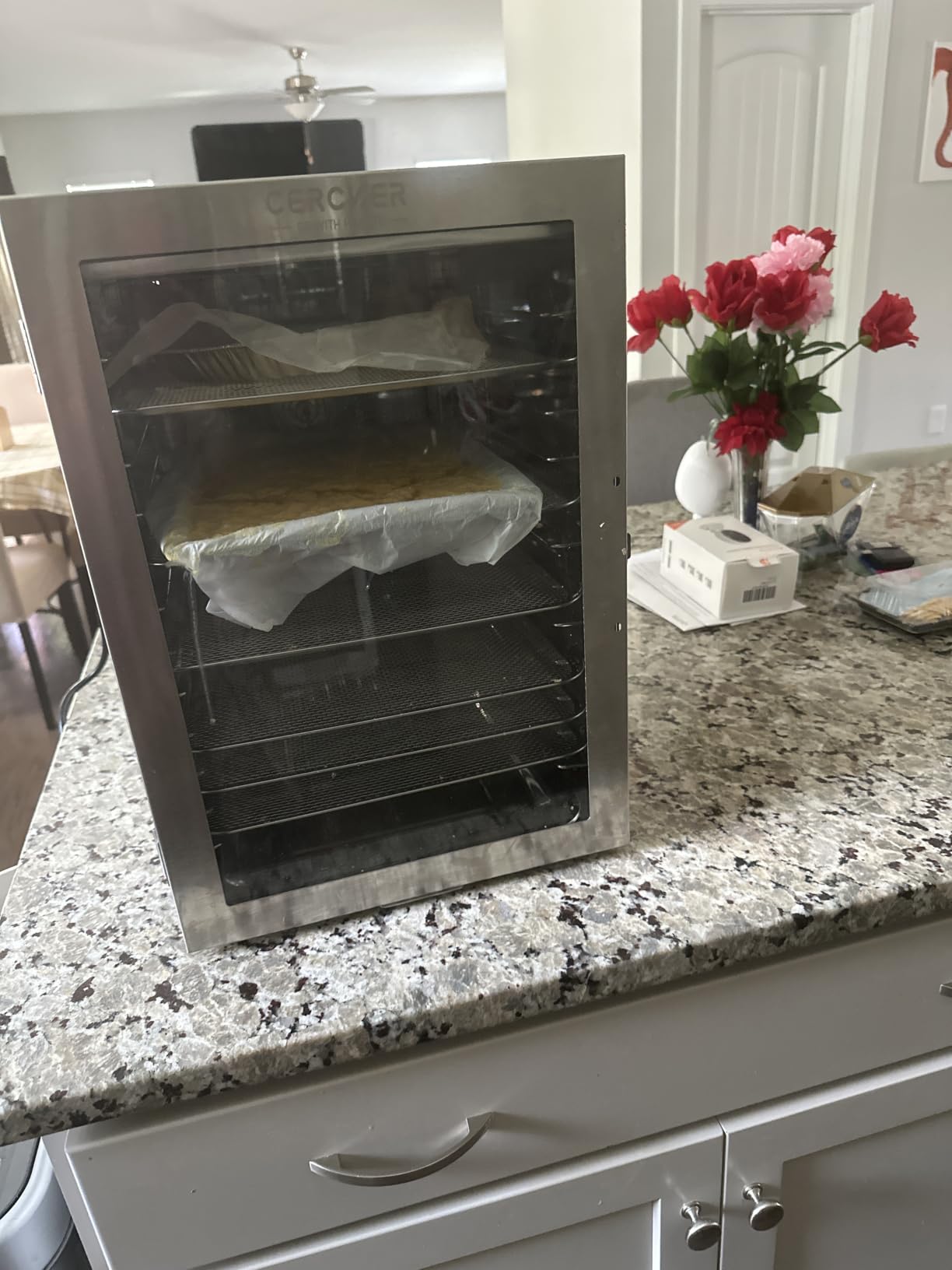 Food-Dehydrator Machine Adjustable Temperature 12 Trays 800W Food Dryer customer photo 2