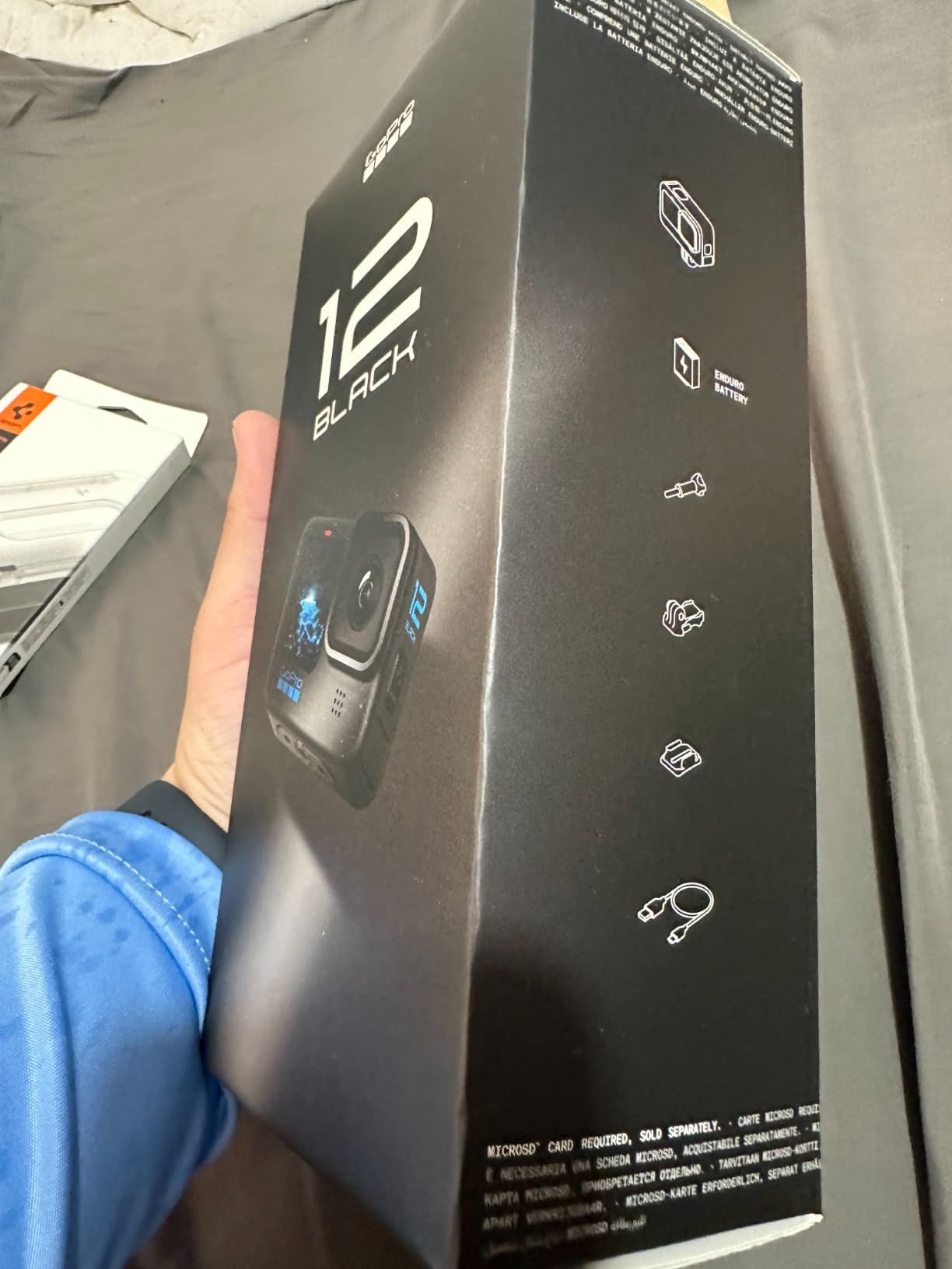 GoPro HERO12 Black - Waterproof Action Camera with 5.3K60 Ultra HD Video, 27MP Photos, HDR, 1/1.9
