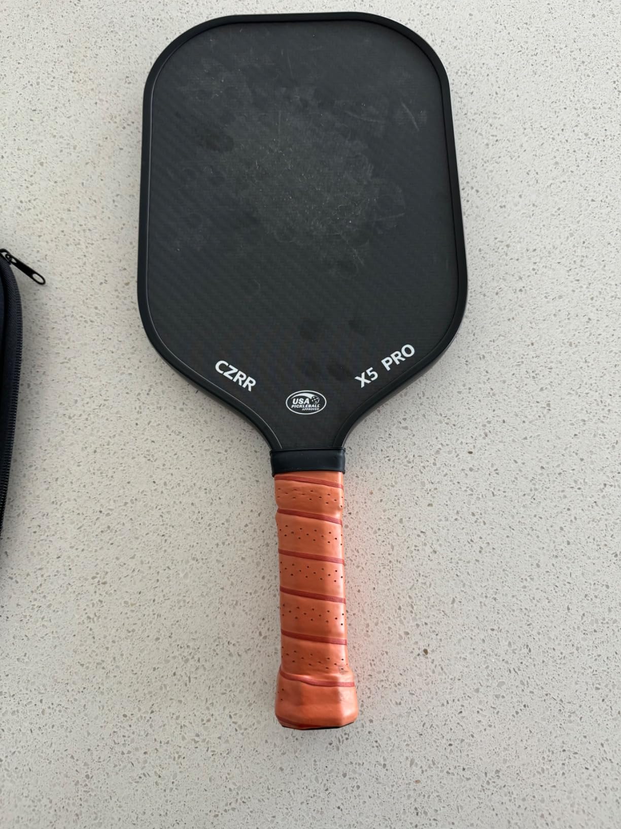 Pickleball Paddle, USA Pickleball Approved, 3K Raw Carbon Fiber Surface (CFS) High Grit & Spin, with 16MM Polypropylene Honeycomb Core, Ideal for Novice and Professional Players customer photo 1
