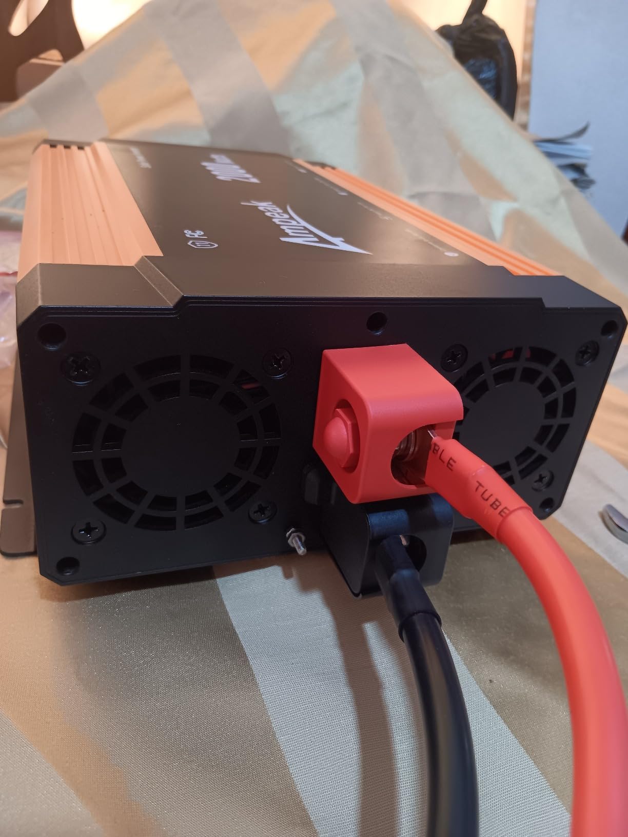 Ampeak 2000W Power Inverter, Remote Controller, 89% Efficiency | 4000W Surge, 3 AC Outlets, Dual USB, LCD Display, 52dB, 11 Protections, for Truck RV Car Camping customer photo 1