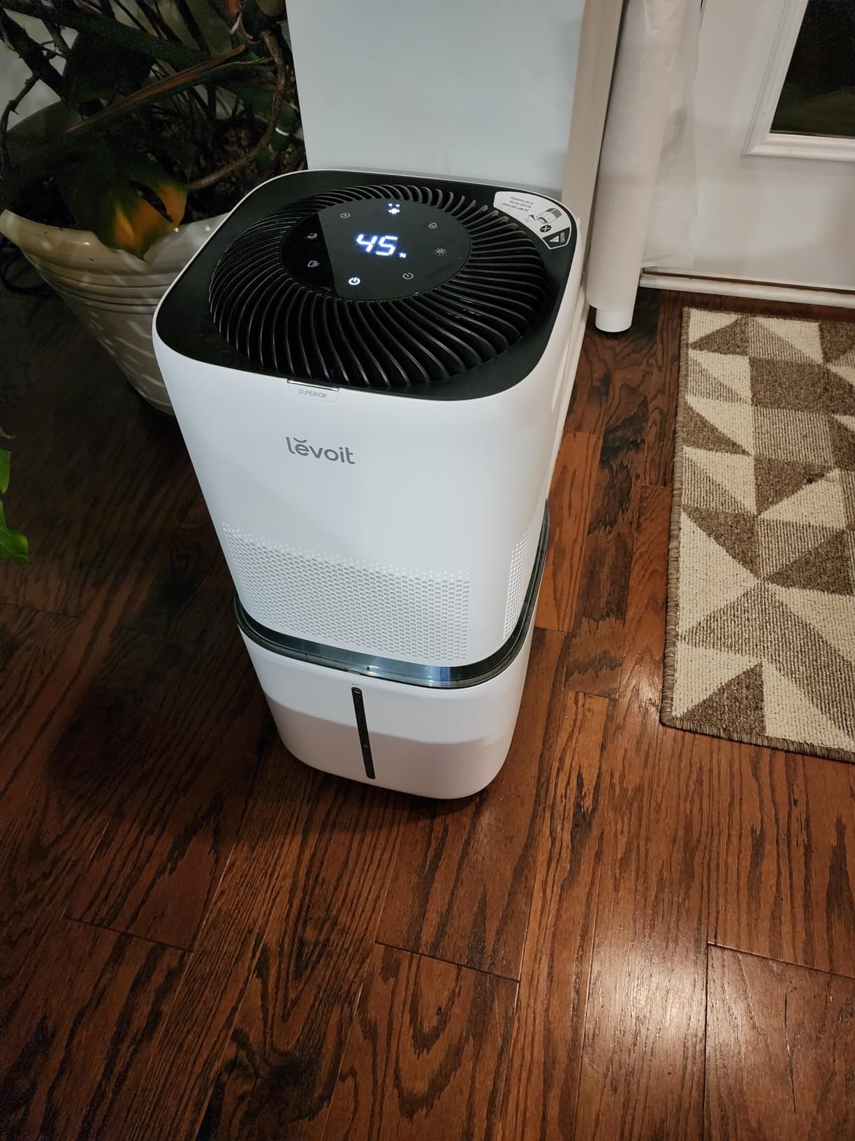 LEVOIT Superior 6000S Smart Evaporative Humidifiers for Home Whole House up to 3000ft², 6 Gal, Last 72-Hour, Premium Filter, Dry Mode, Wheels & Water Fill Hose & Foldable Storage - Quiet Sleep Mode customer photo 1