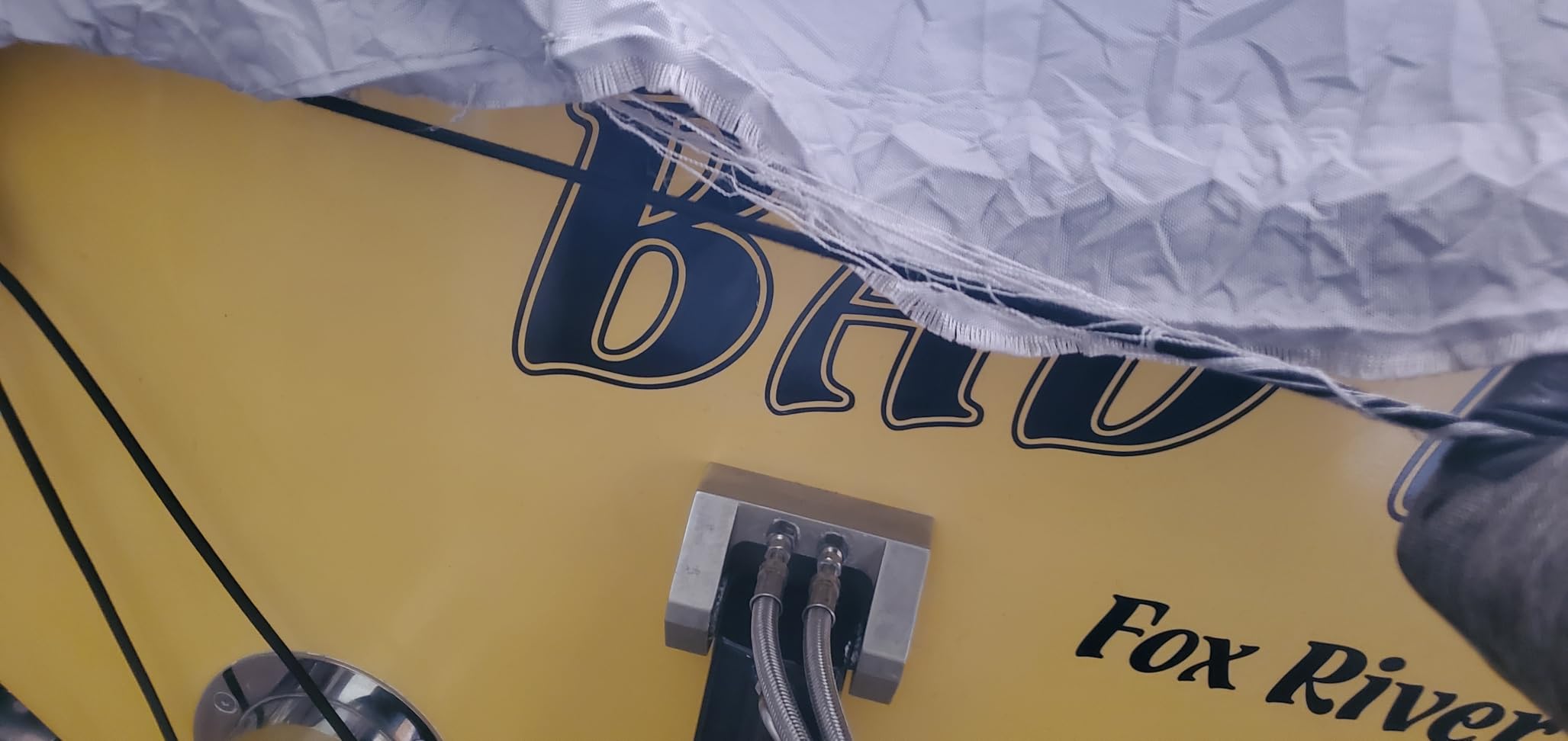 RVMasking Boat Cover with Motor Cover, 1400D Center Reinforced, 17'-19' customer photo 2