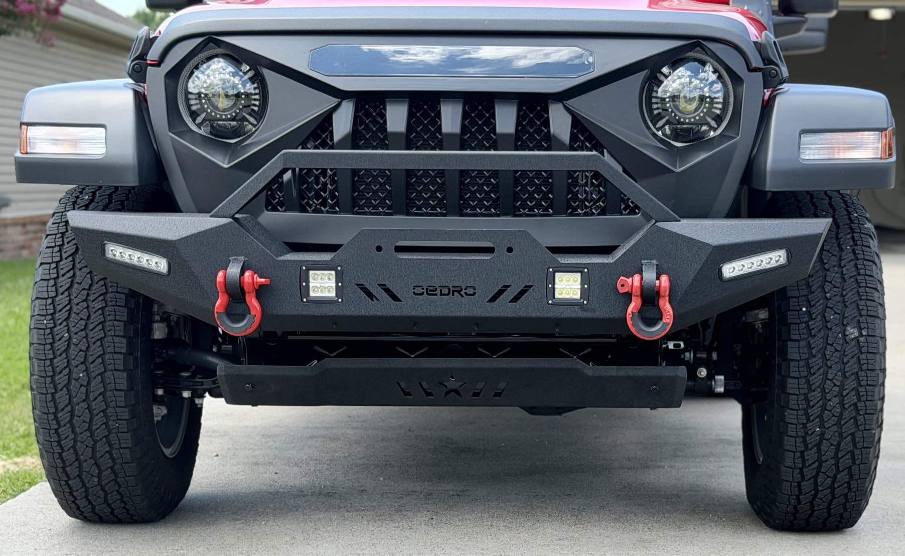 YZONA for Ford Bronco Front Skid Plate Steel Bumper Cover Compatible with 2021 2022 2023 2024 2025 2026 Ford Bronco 2 Door & 4 Doors, Bolt-on Lower Guard Plate Off-Road Engine Protection customer photo 1