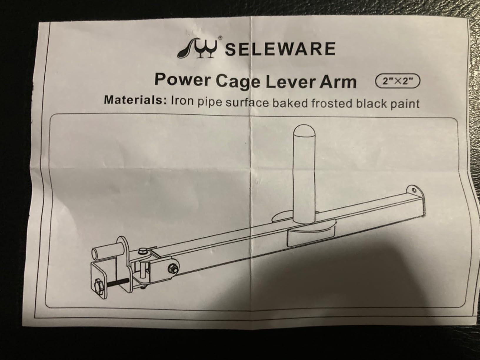 SELEWARE T Bar Row Landmine Attachment Belt Squat Attachment for Power Cage customer photo 1