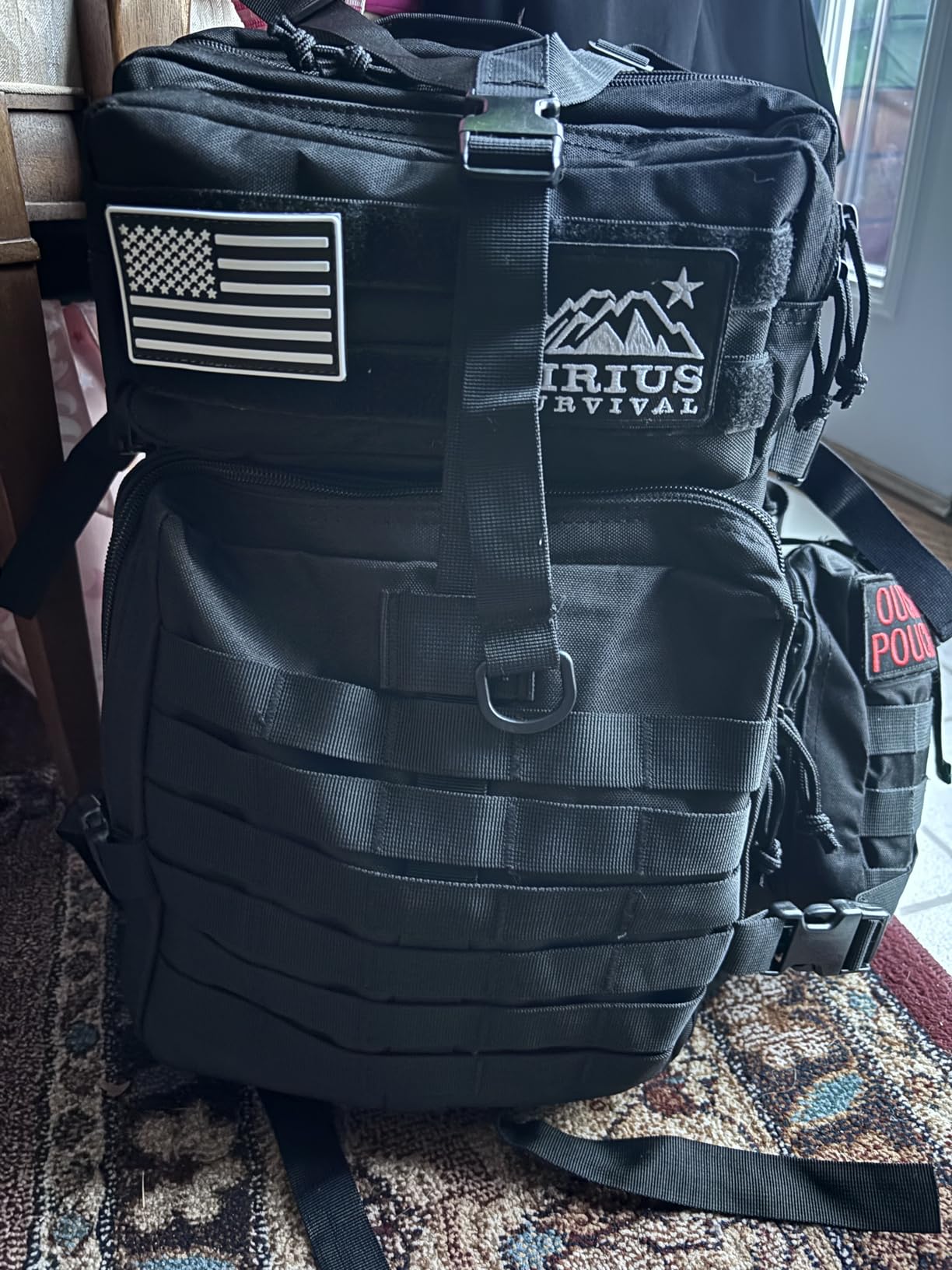 Sirius: Pre-Packed Bug Out Bag - 72 Hour Kit for 2 People - Bugout Backpack Survival Kit - Premium 50L Go Bag Tactical Backpack - Essential Bug Out Gear - Upgraded Survival Backpack customer photo 1