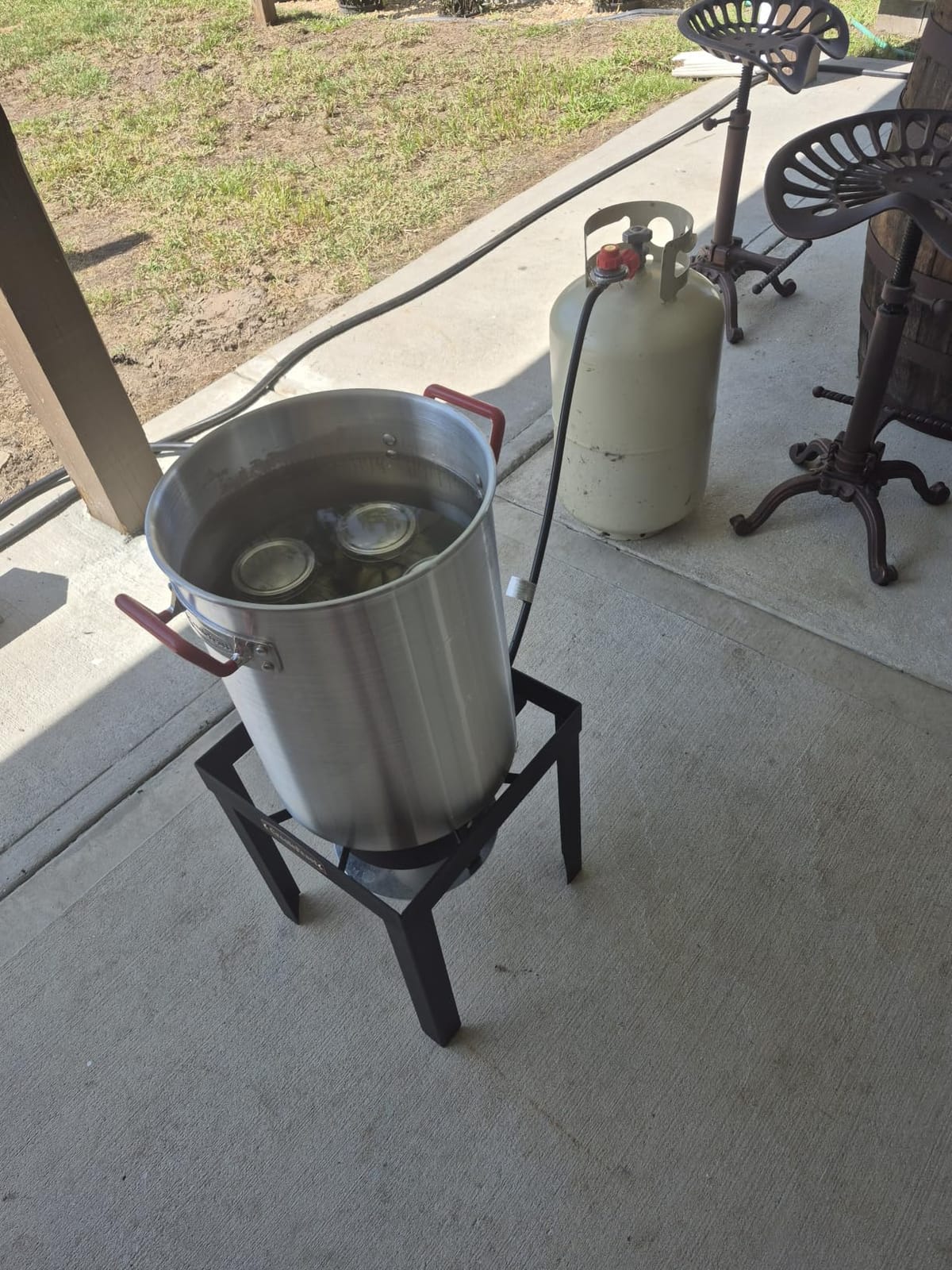 Creole Feast Premium Aluminum 30 Qt. Turkey Fryer Pot Set, TFS3000L customer photo 2