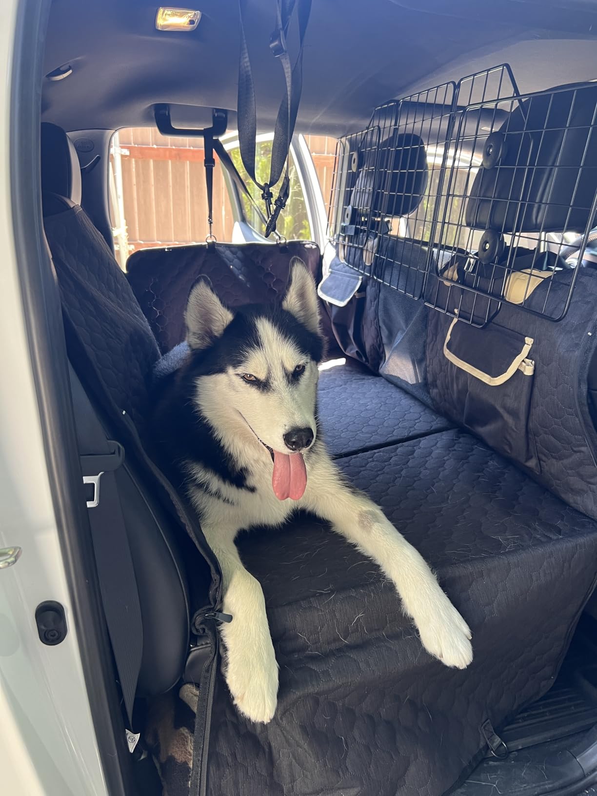 Universal Fit Car Barrier,Adjustable Dog Barrier,Back Seat Separator Gate customer photo 2