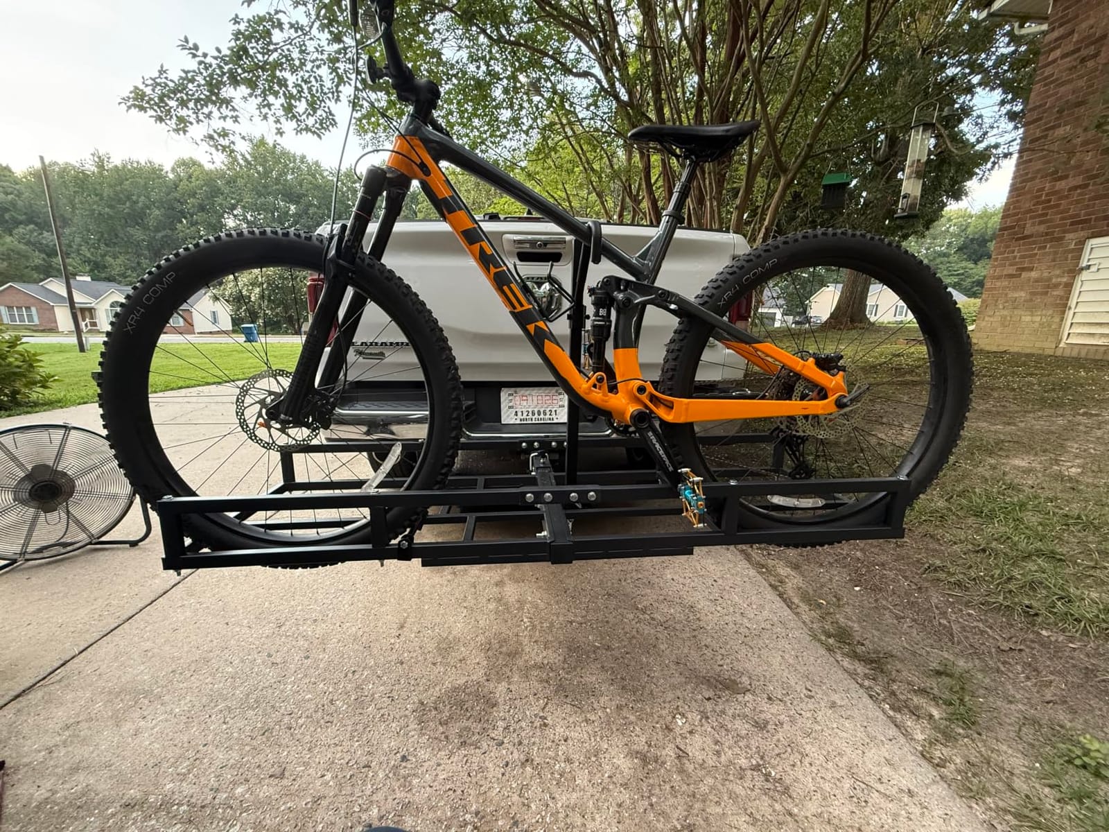 Hitch-Mount Bike Rack for Ebike Heavy-Duty - Fits 2 Electric/Fat-Tire, Fits 2