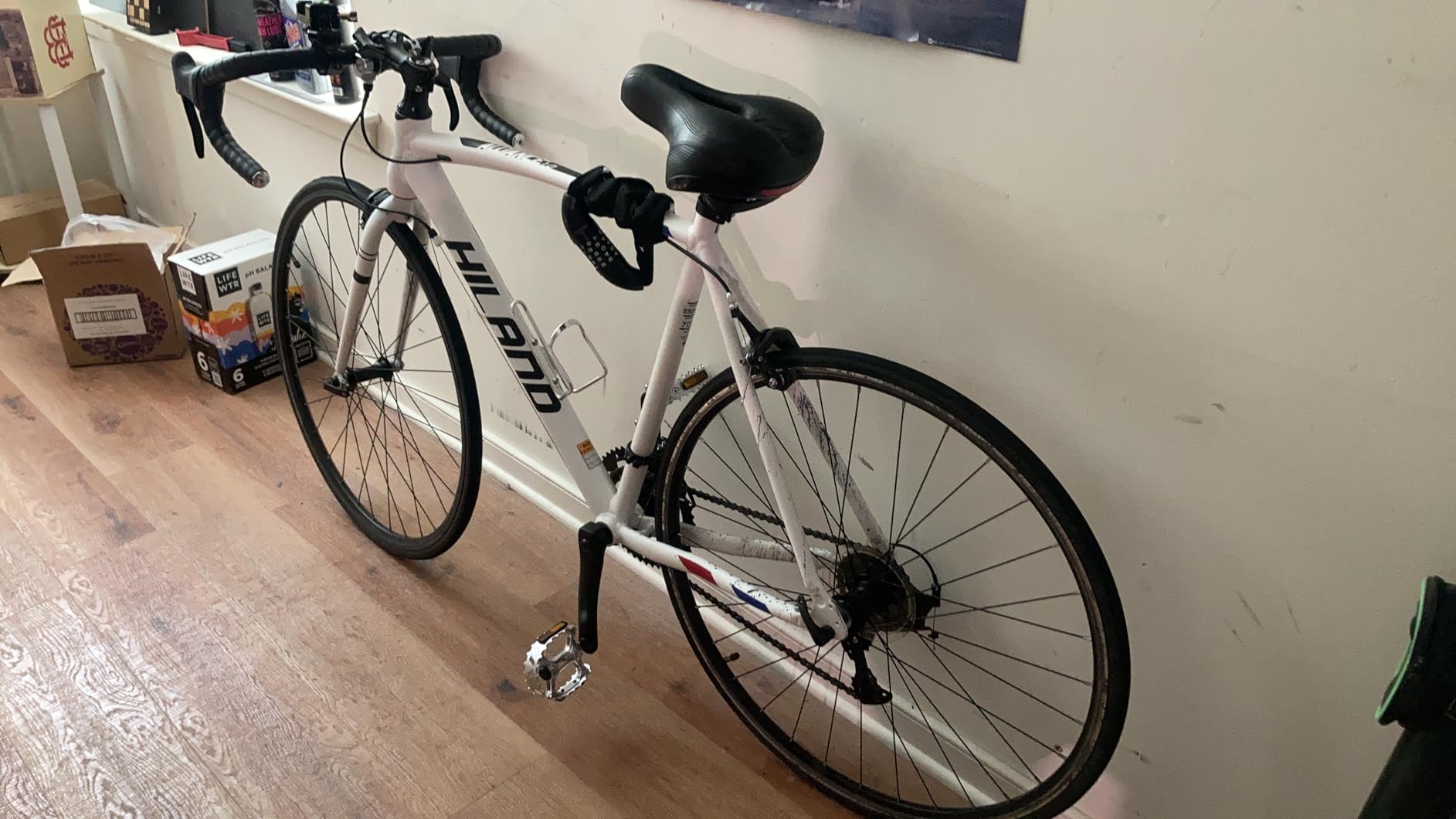 HILAND 700C Road Bike, Aluminum Racing Bike for Men Women Adult customer photo 2