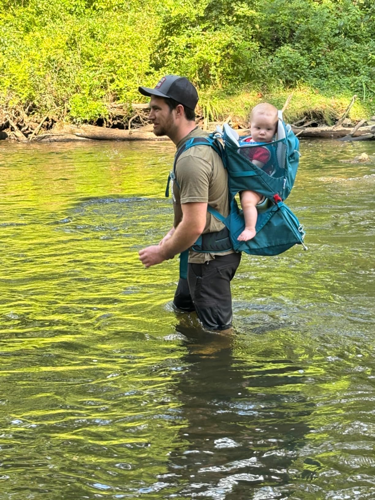Osprey Poco SLT Lightweight Child Carrier Backpack, Green OS customer photo 1