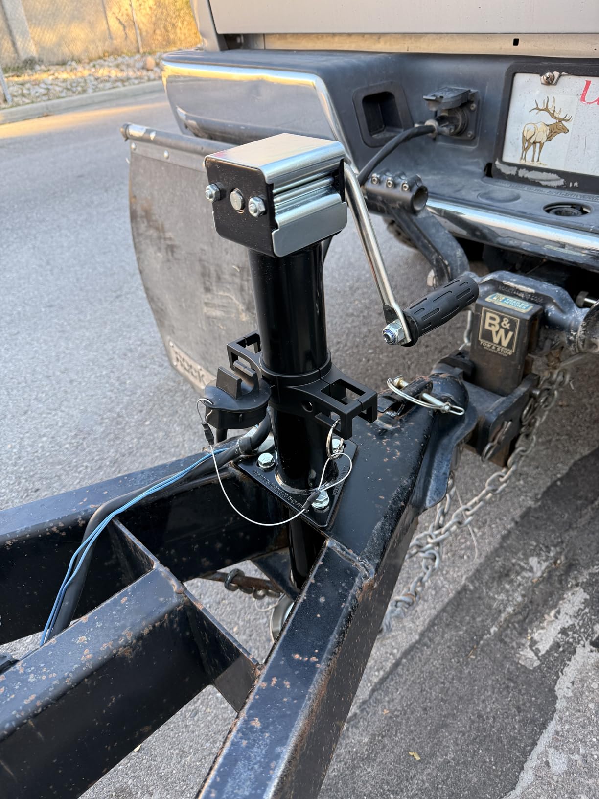 YOMILINK 5000 lbs A-Frame Trailer Jack, 15