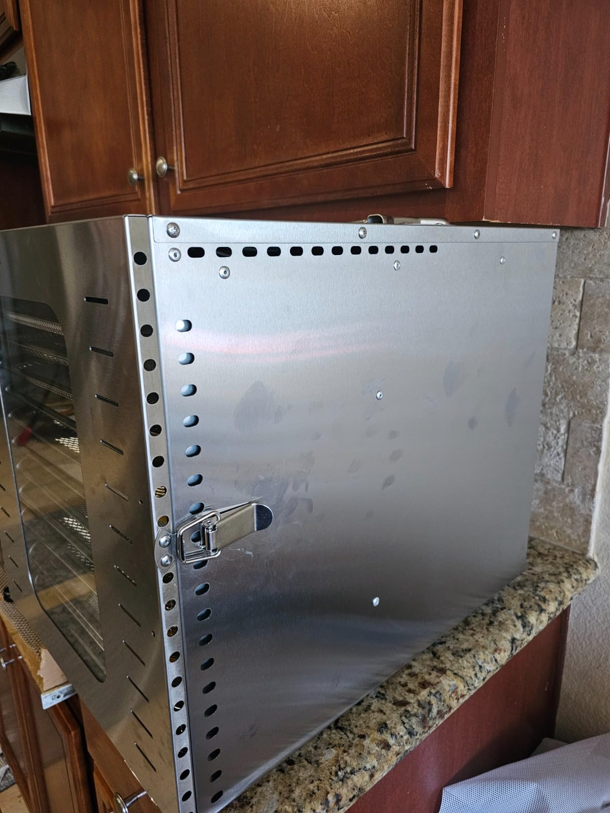 Commercial Large 12 Trays Food Dehydrator, Usable Area up to 22.67ft², 1200W Full Stainless Steel Dryer Machine, up to 190℉ Temperature, for Meat, Fruit, Veggies, Beef, Herbs, Pet Foods customer photo 1