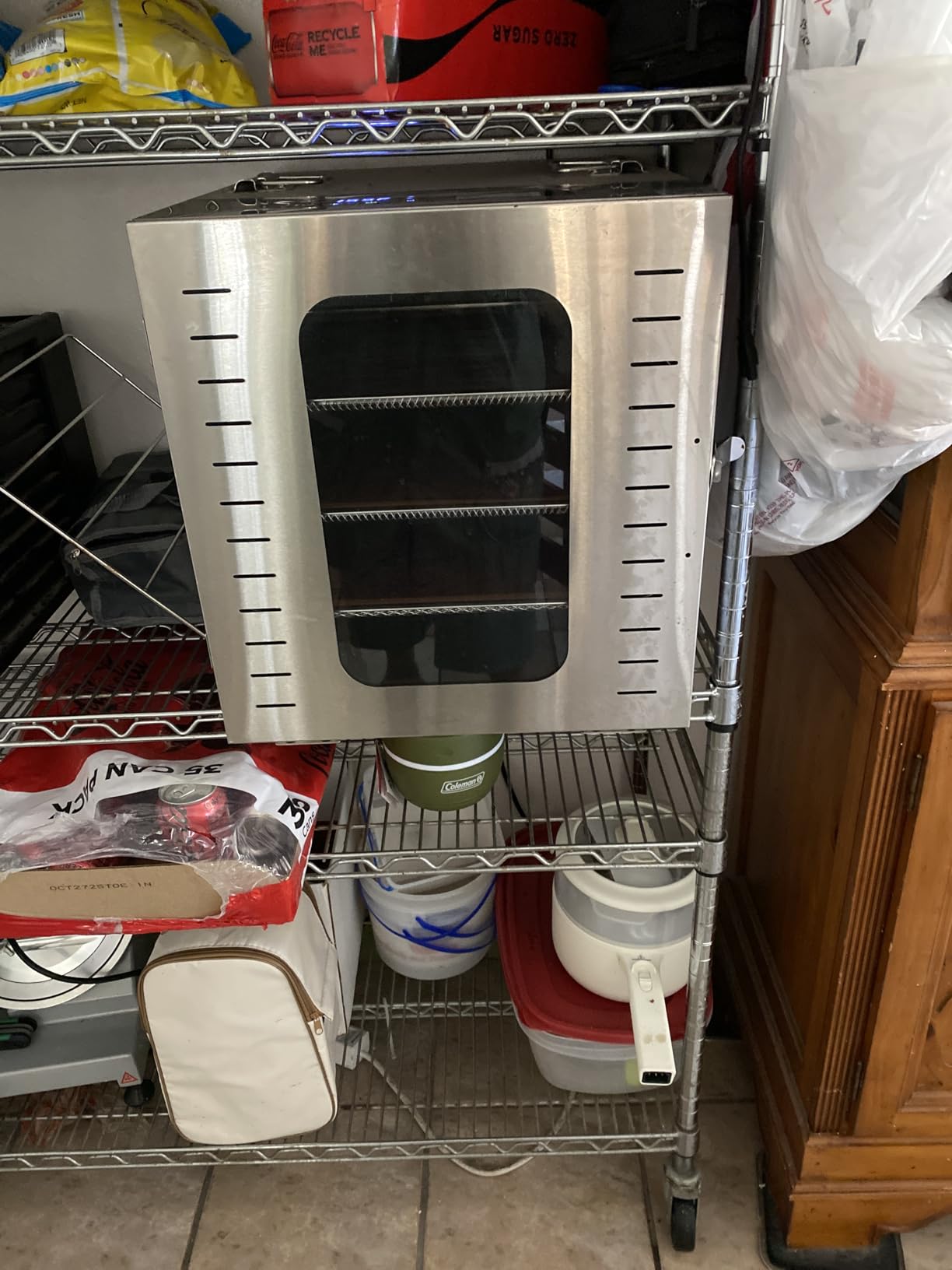 Commercial Large 12 Trays Food Dehydrator, Usable Area up to 22.67ft², 1200W Full Stainless Steel Dryer Machine, up to 190℉ Temperature, for Meat, Fruit, Veggies, Beef, Herbs, Pet Foods customer photo 2