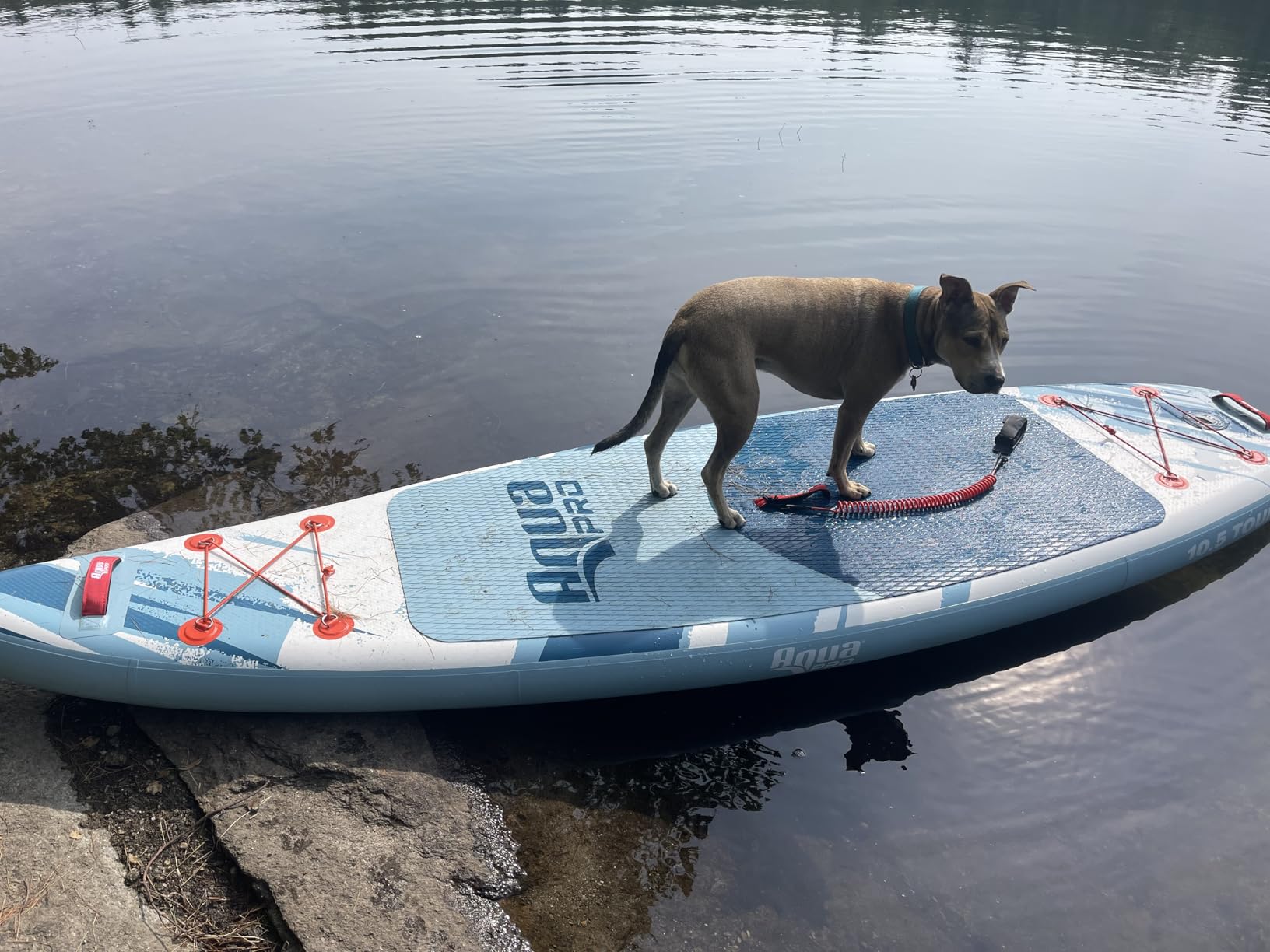 Aqua PRO Halcyon Touring Inflatable Stand-Up Paddleboard iSUP, Sleek Stable Design with Non-Slip EVA Deck, Includes Paddle, Ankle Leash, Pump and Carry/Storage Bag customer photo 1