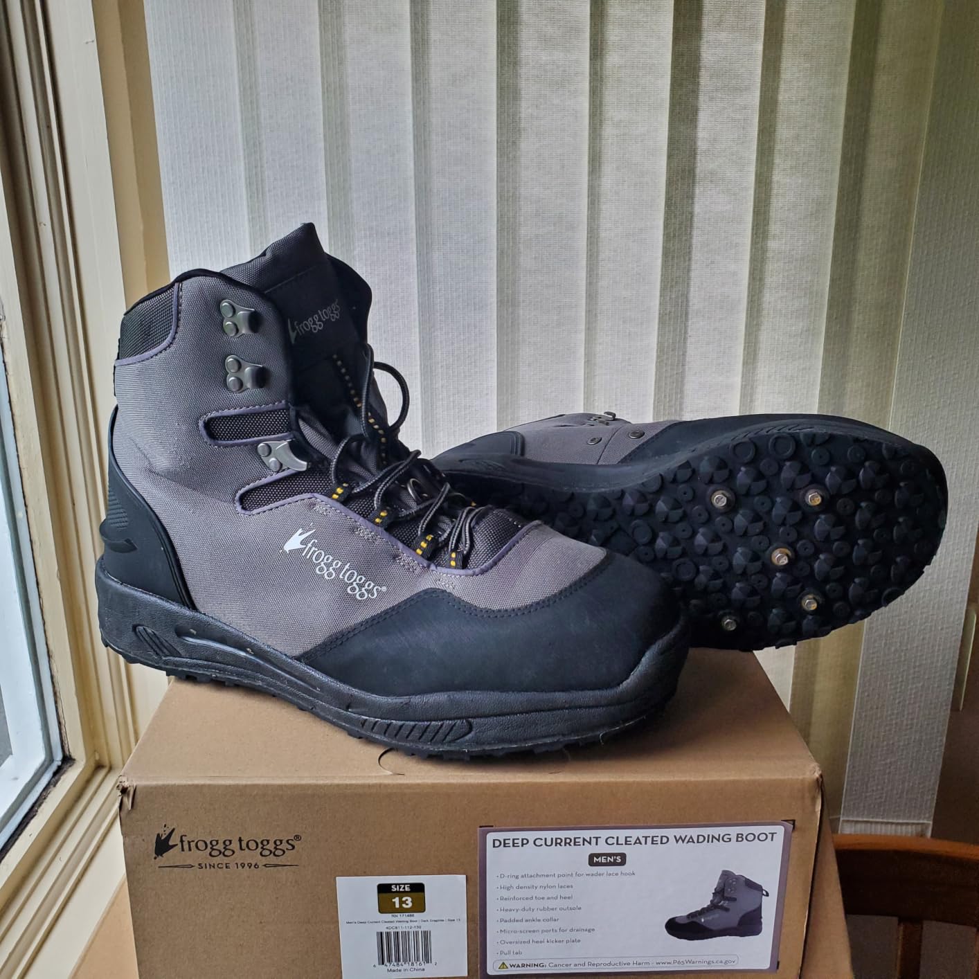 FROGG TOGGS Men's Deep Current Durable Wading Boot customer photo 1