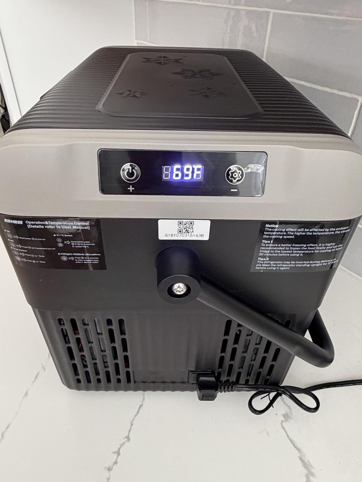 Kohree 12 Volt Car Refrigerator, 42 Quart (40L) Car Fridge for Camping customer photo 1